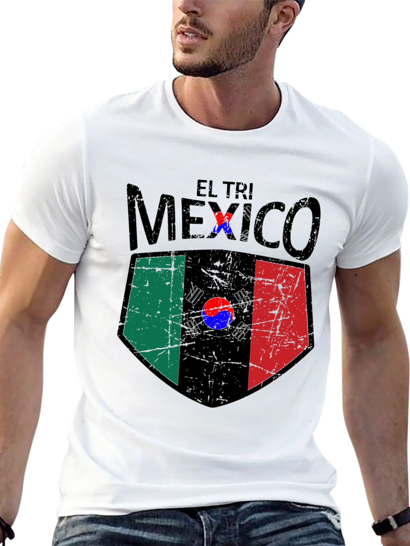 Mexico x South Korea El Tri Graphic T-Shirt