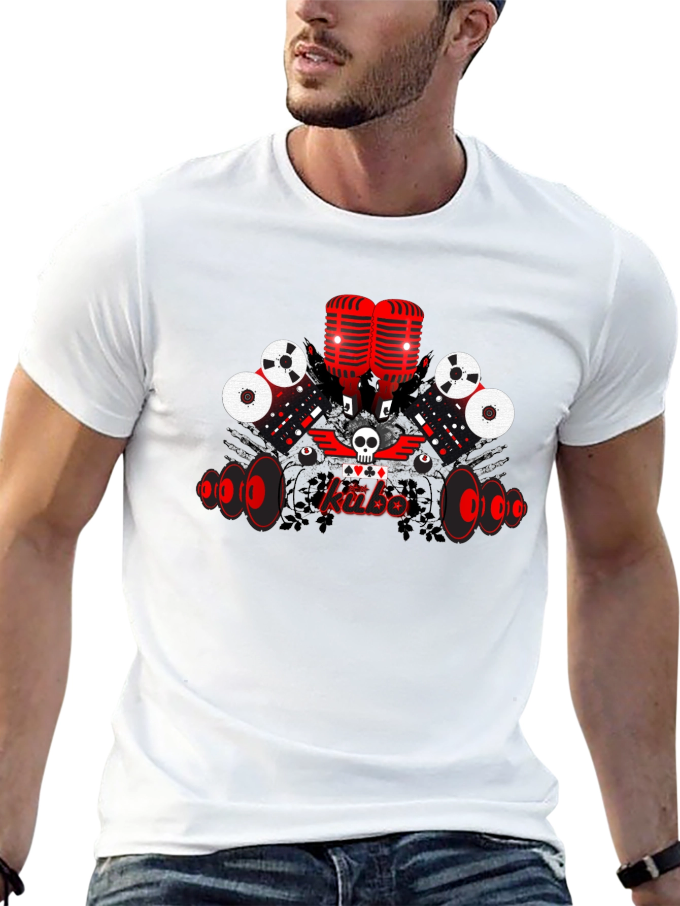 Retro Music Graphic T-Shirt - Rock n Roll Style