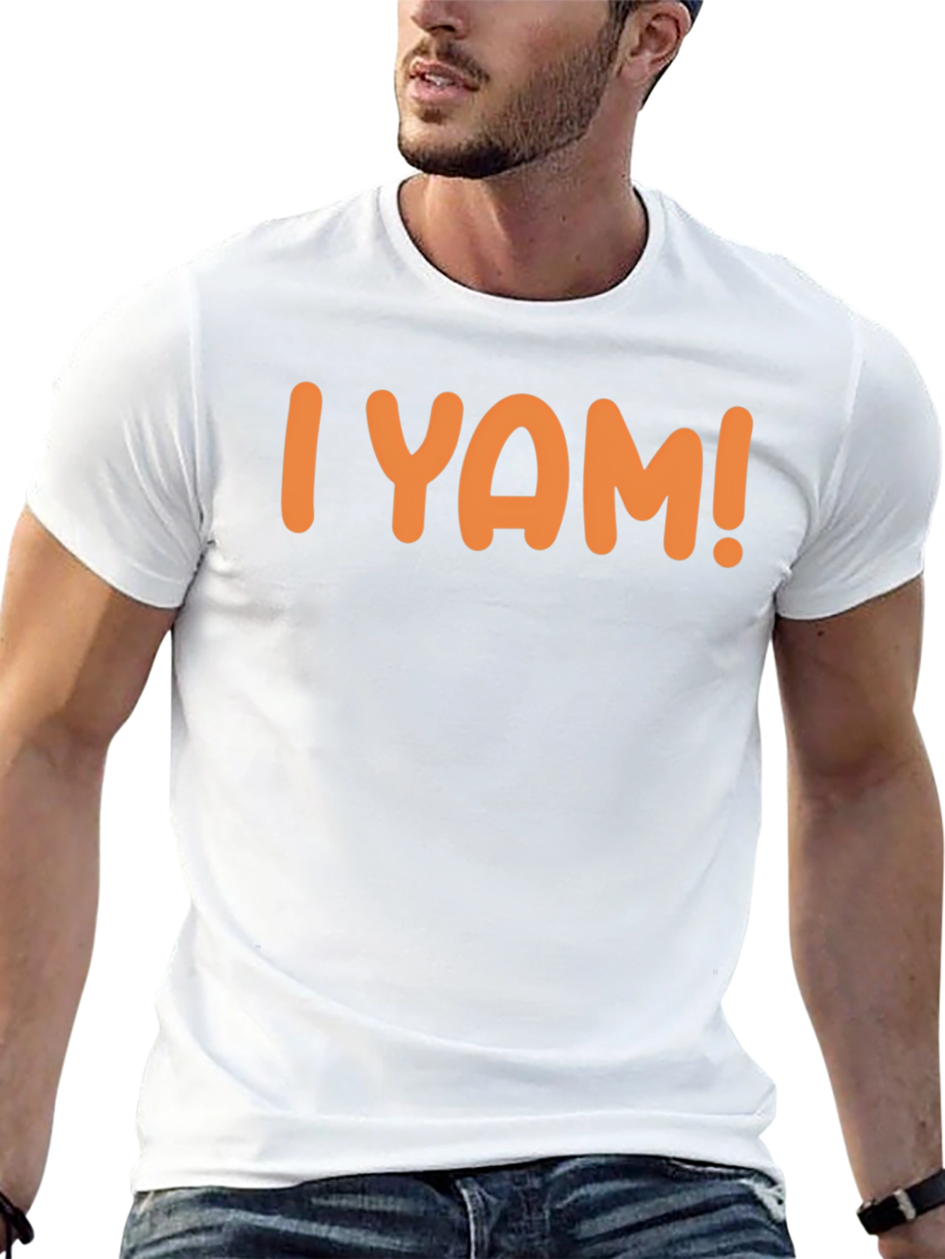 I Yam! Funny Graphic Tee - Black