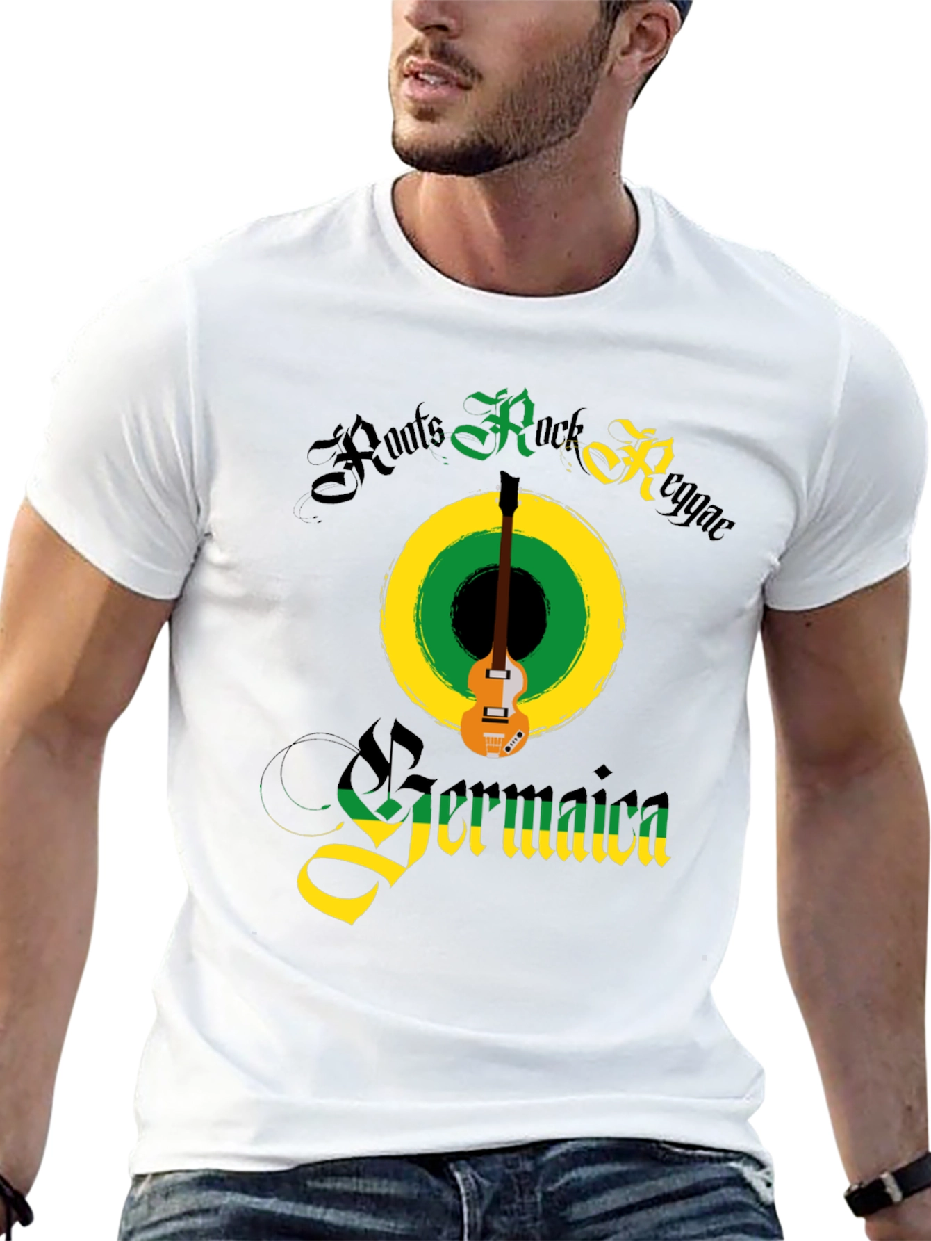 Roots Rock Reggae Jamaica Graphic Tee