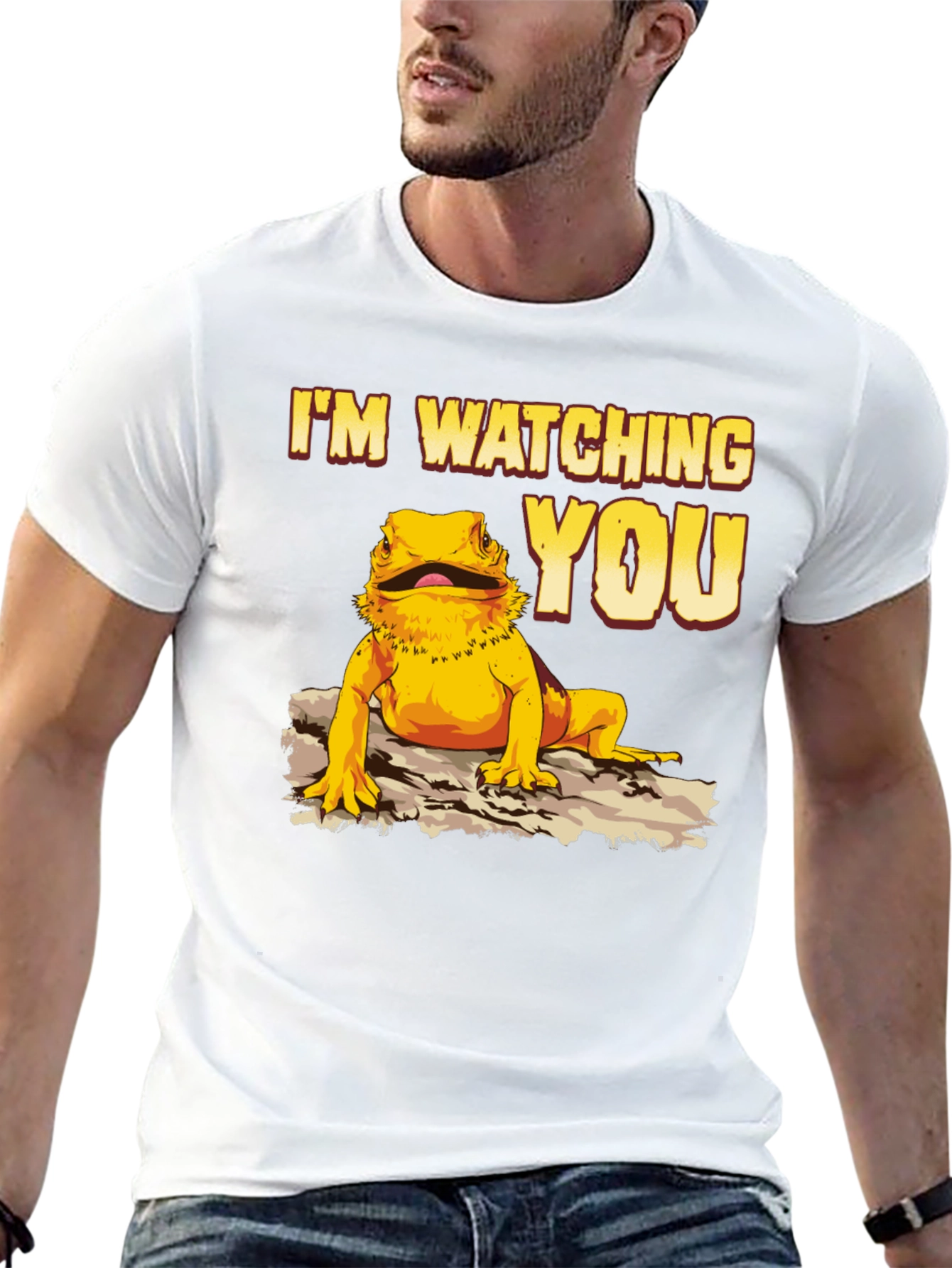 Im Watching You Bearded Dragon T-Shirt