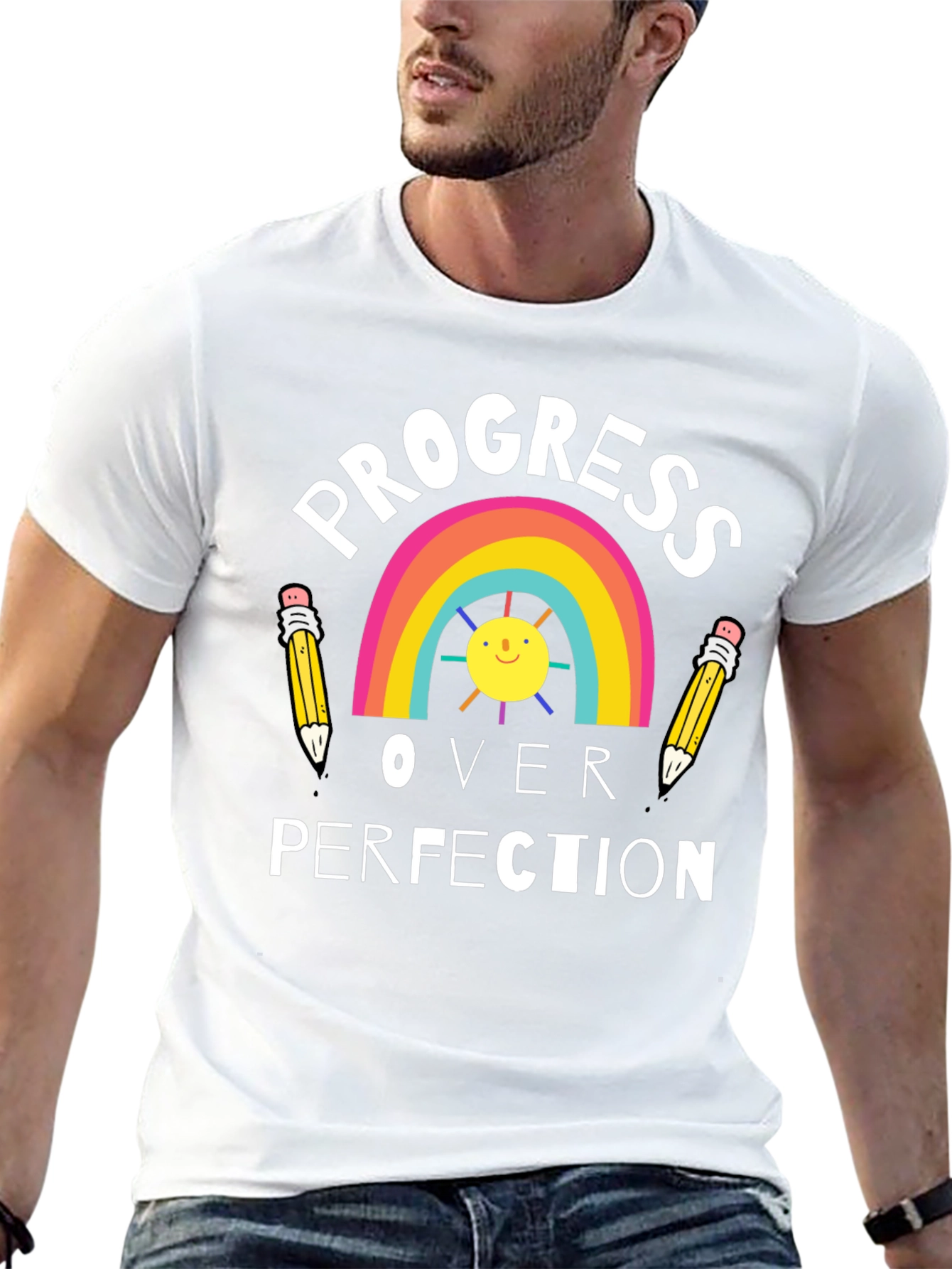 Progress Over Perfection Graphic Tee