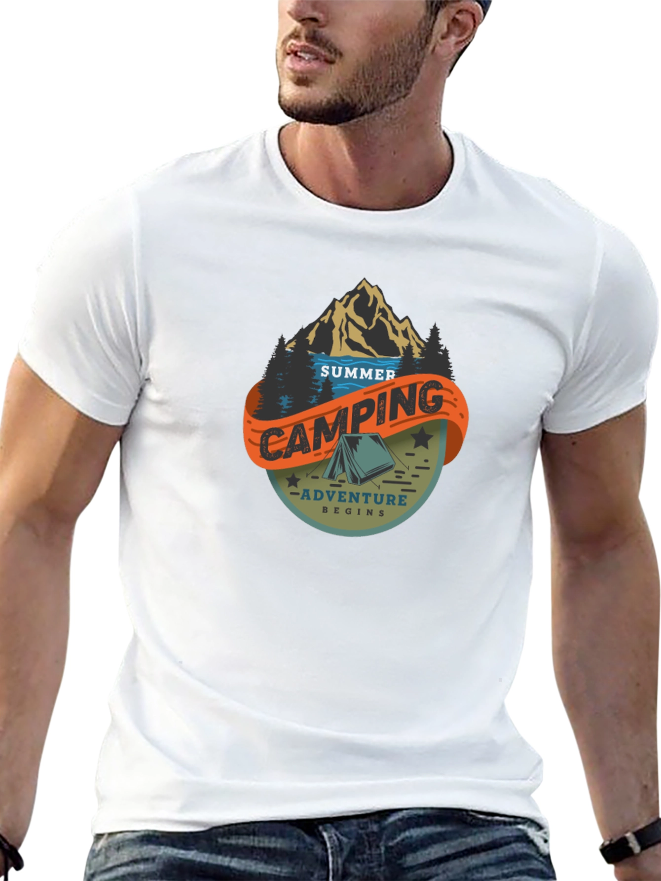 Summer Camping Adventure T-Shirt