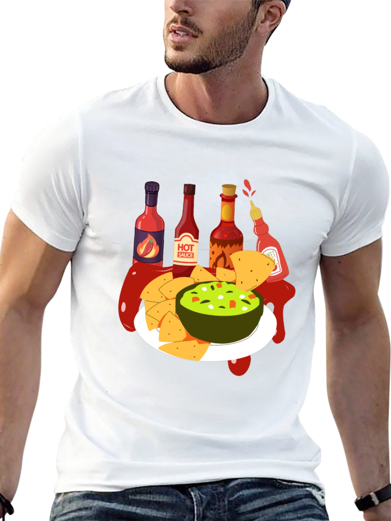 Guacamole & Hot Sauce Graphic Tee