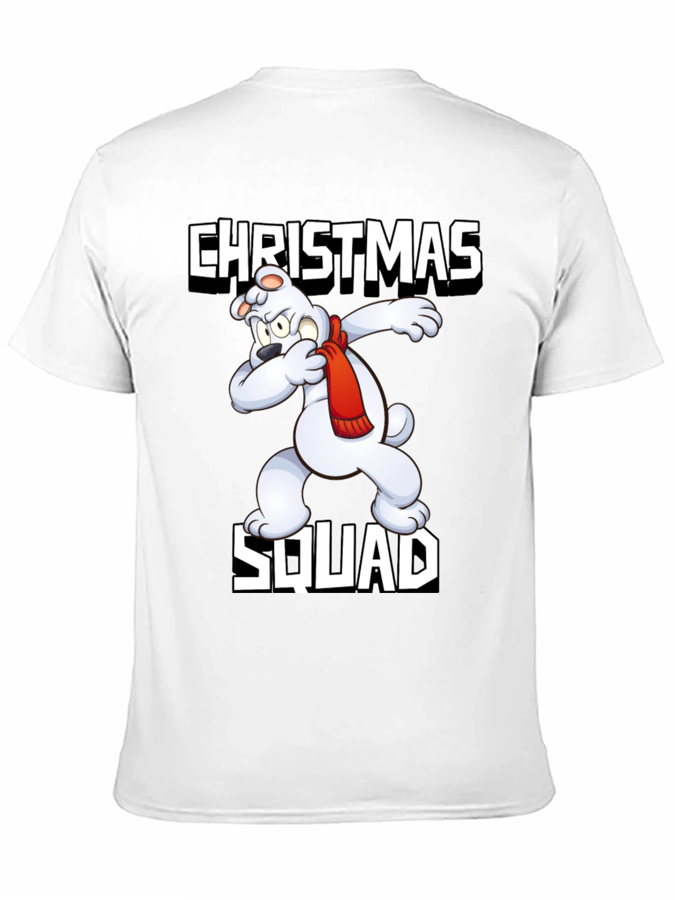 Christmas Squad T-Shirt Dabbing Polar Bear