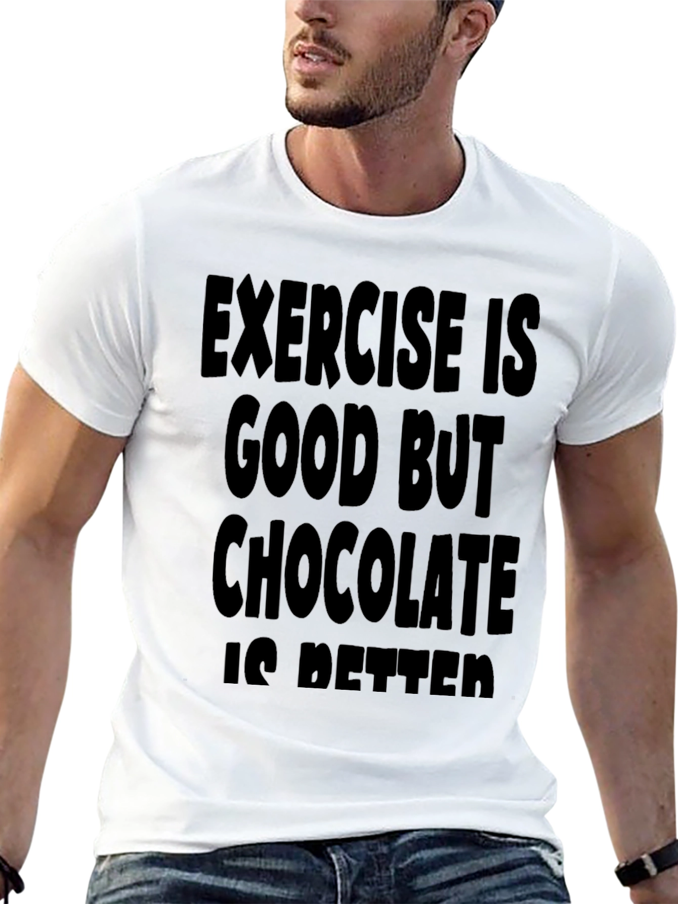 Funny Exercise Chocolate T-Shirt