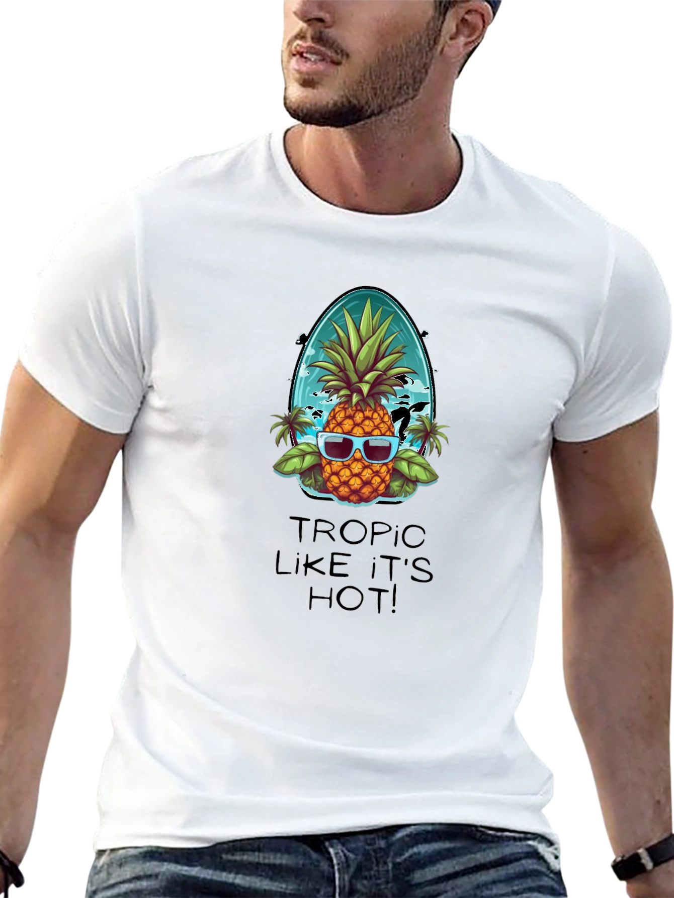 Tropic Like Its Hot Pineapple T-Shirt