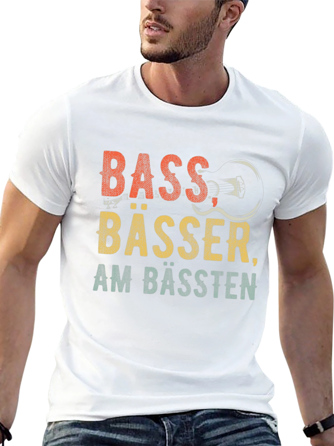 Bass Guitar T-Shirt - Musician Graphic Tee