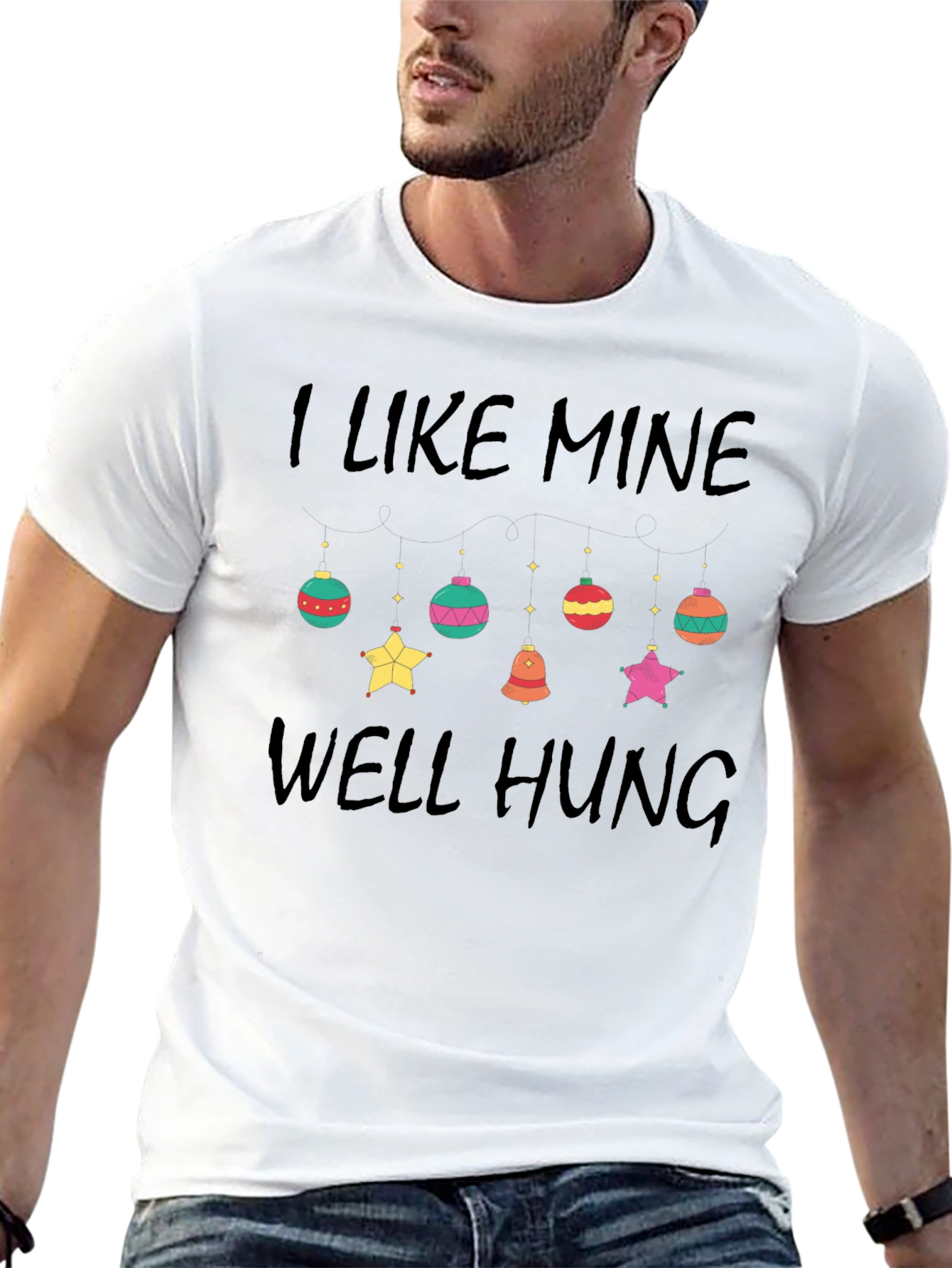 Well Hung Christmas T-Shirt