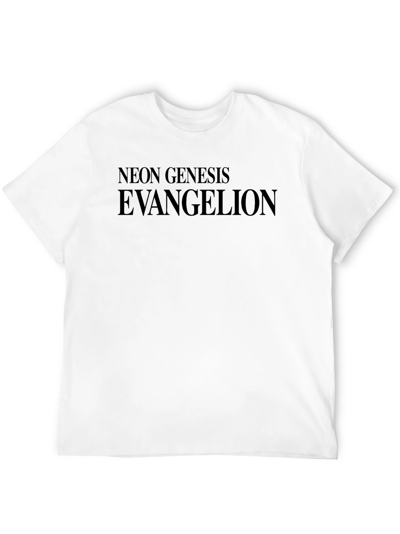 Neon Genesis Evangelion Black T-Shirt Anime