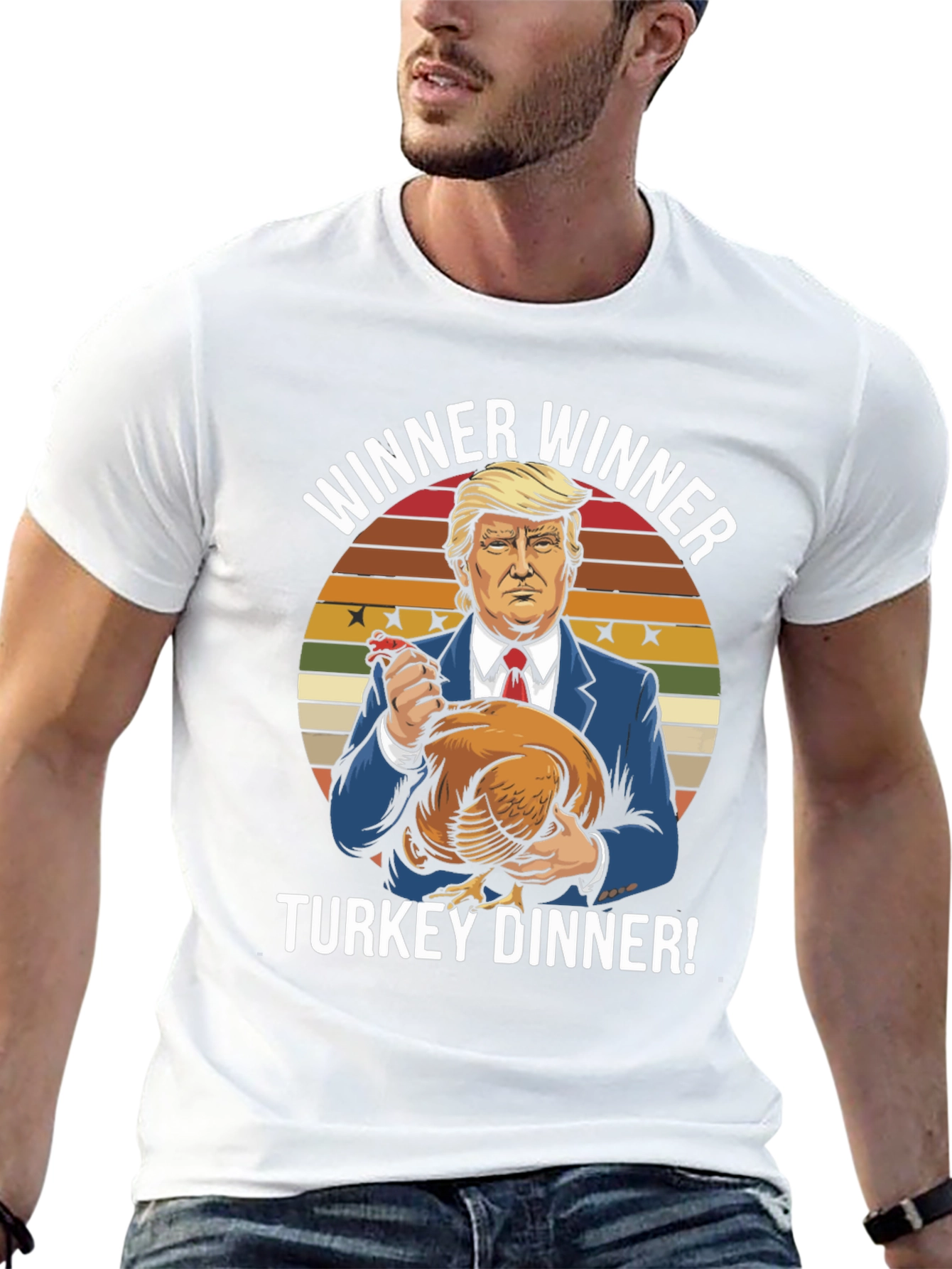 Trump Winner Winner Turkey Dinner Graphic T-Shirt