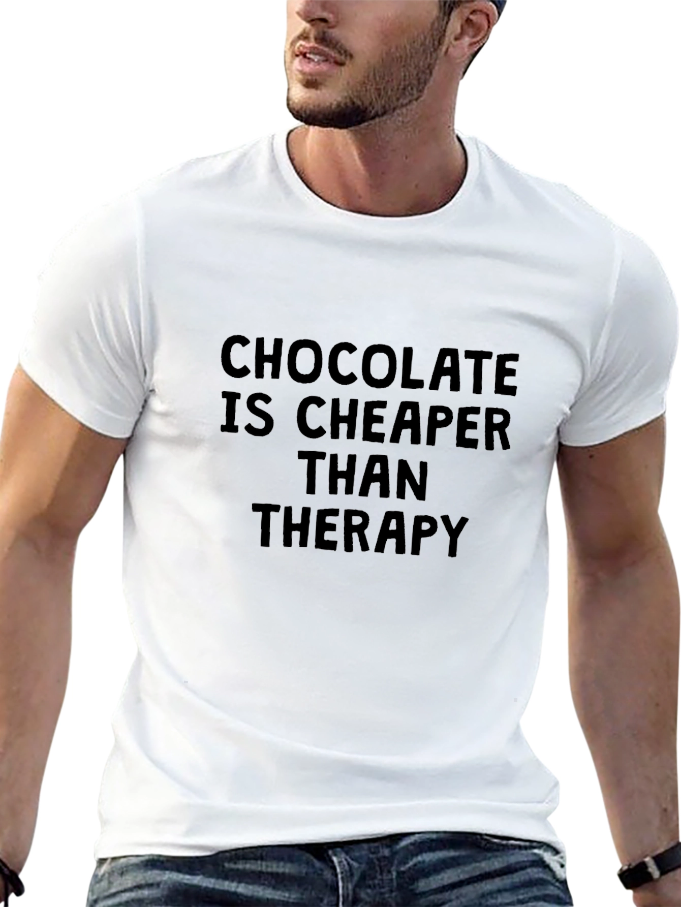 Chocolate is Cheaper Than Therapy T-Shirt