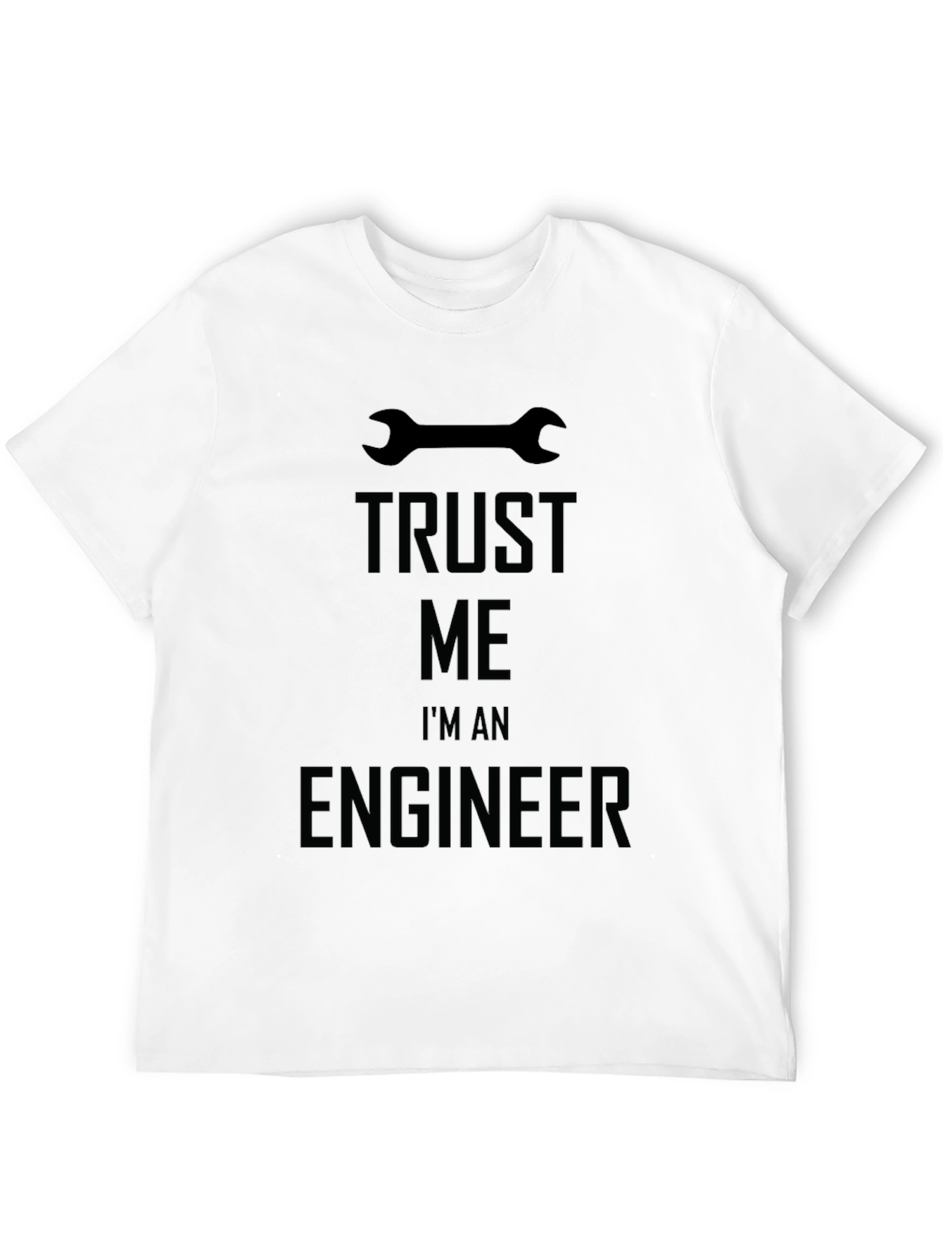 Trust Me Im An Engineer Black T-Shirt