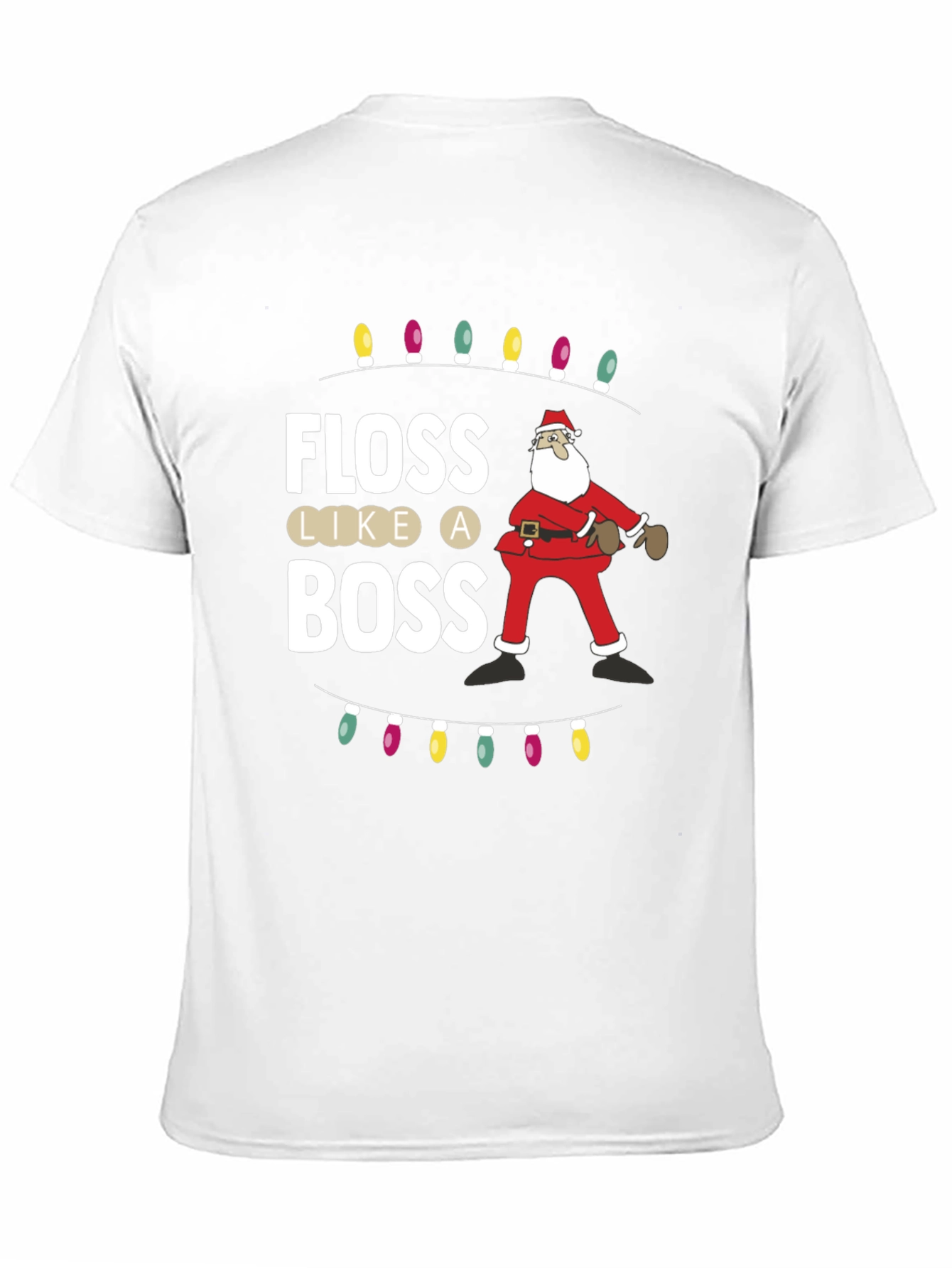 Floss Like a Boss Santa Christmas T-Shirt