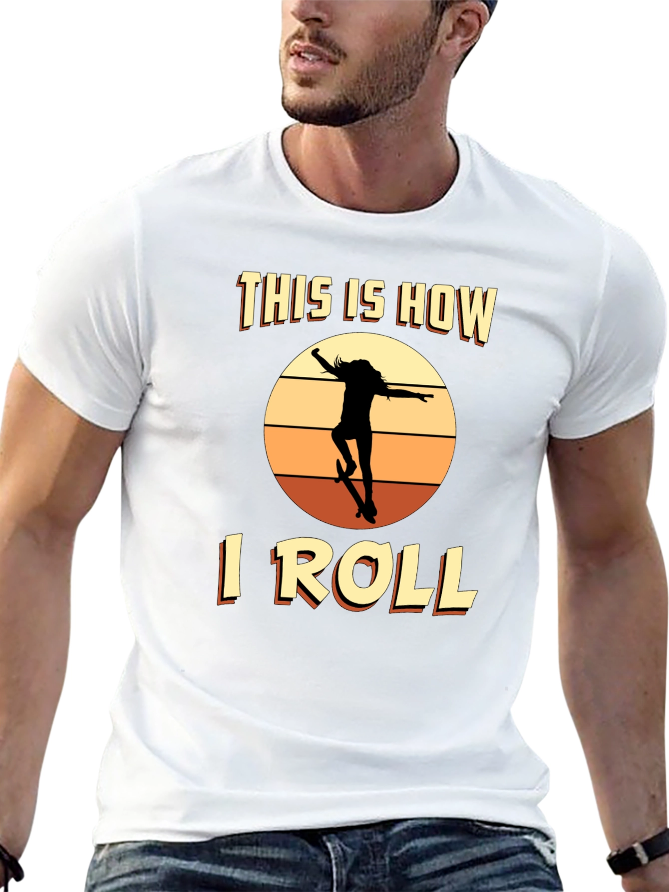 This is How I Roll Skateboard T-Shirt