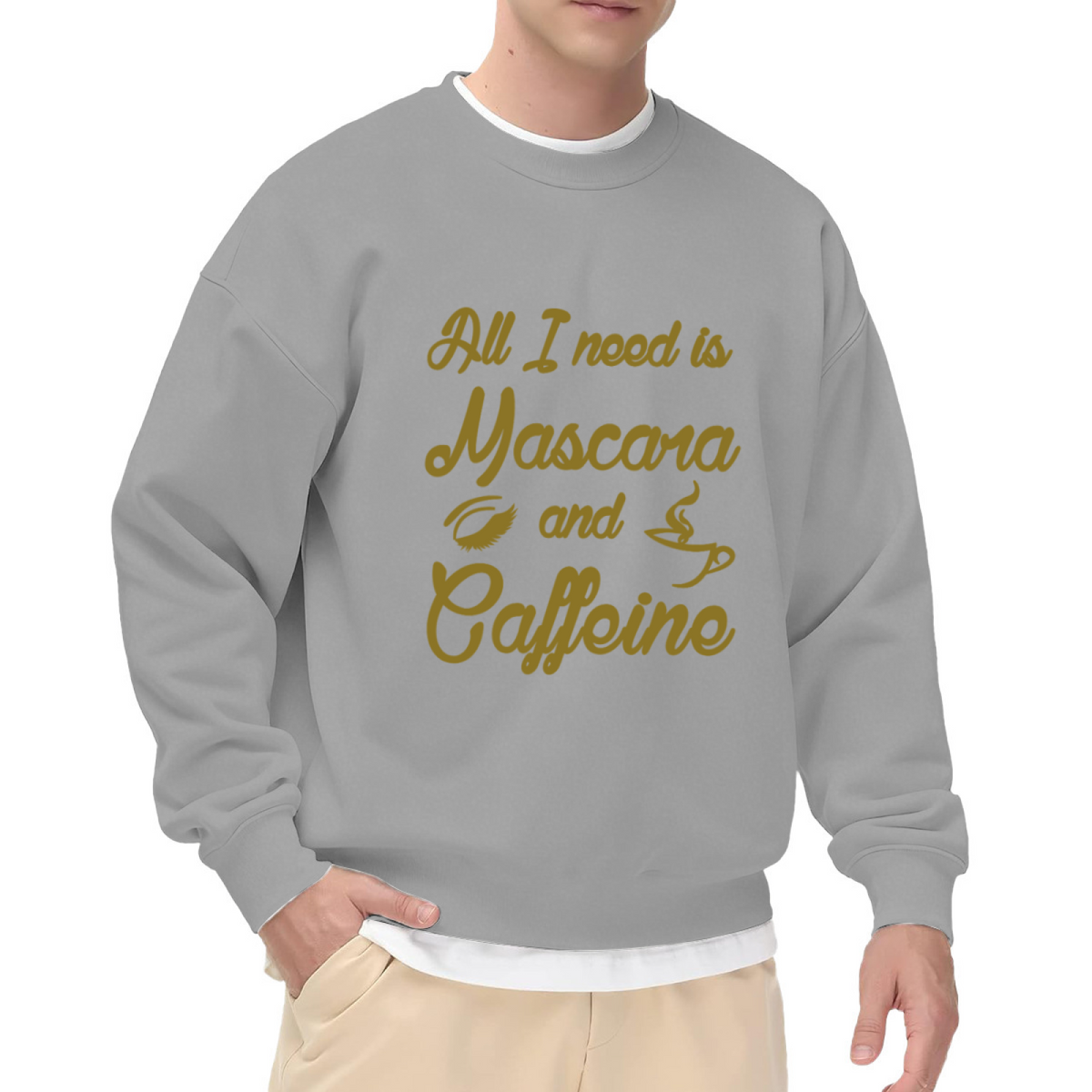 Mascara Lashes Beauty Graphic ԲÁìÎÀÒ | Unisex Pullover Sweatshirt