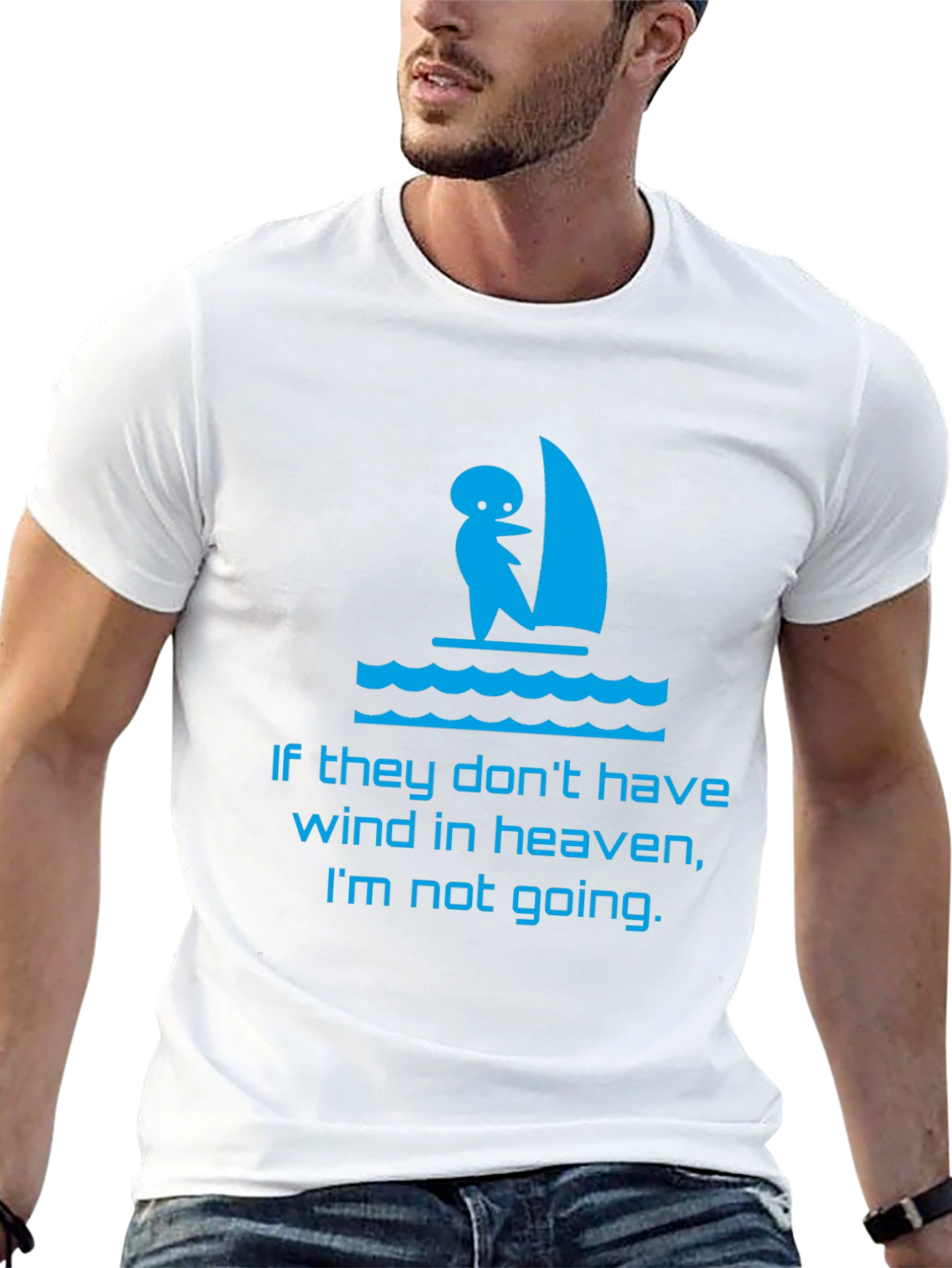 Heavenly Wind Surfing T-Shirt - Black