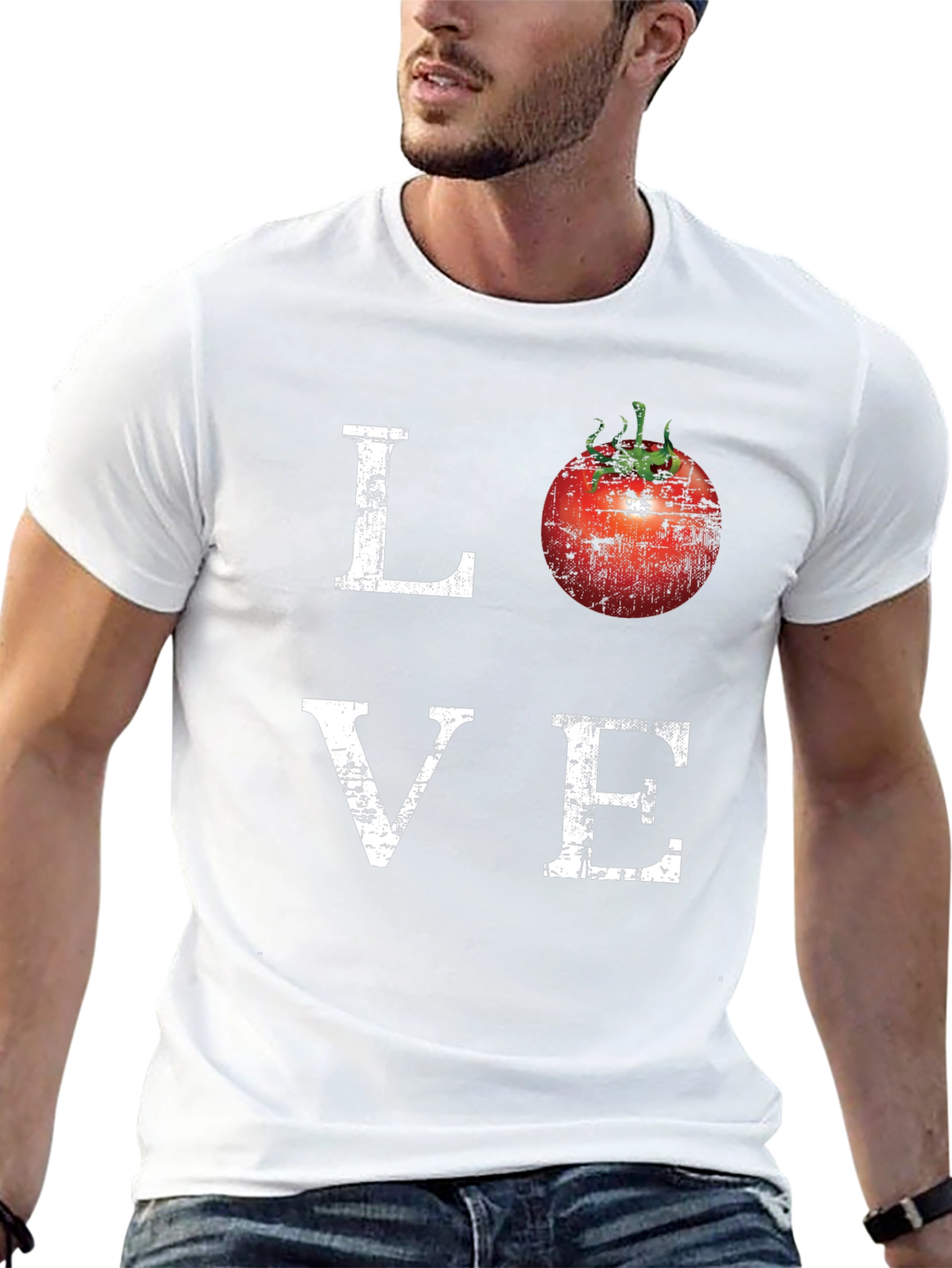 Love Tomato Graphic T-Shirt - Unique Design
