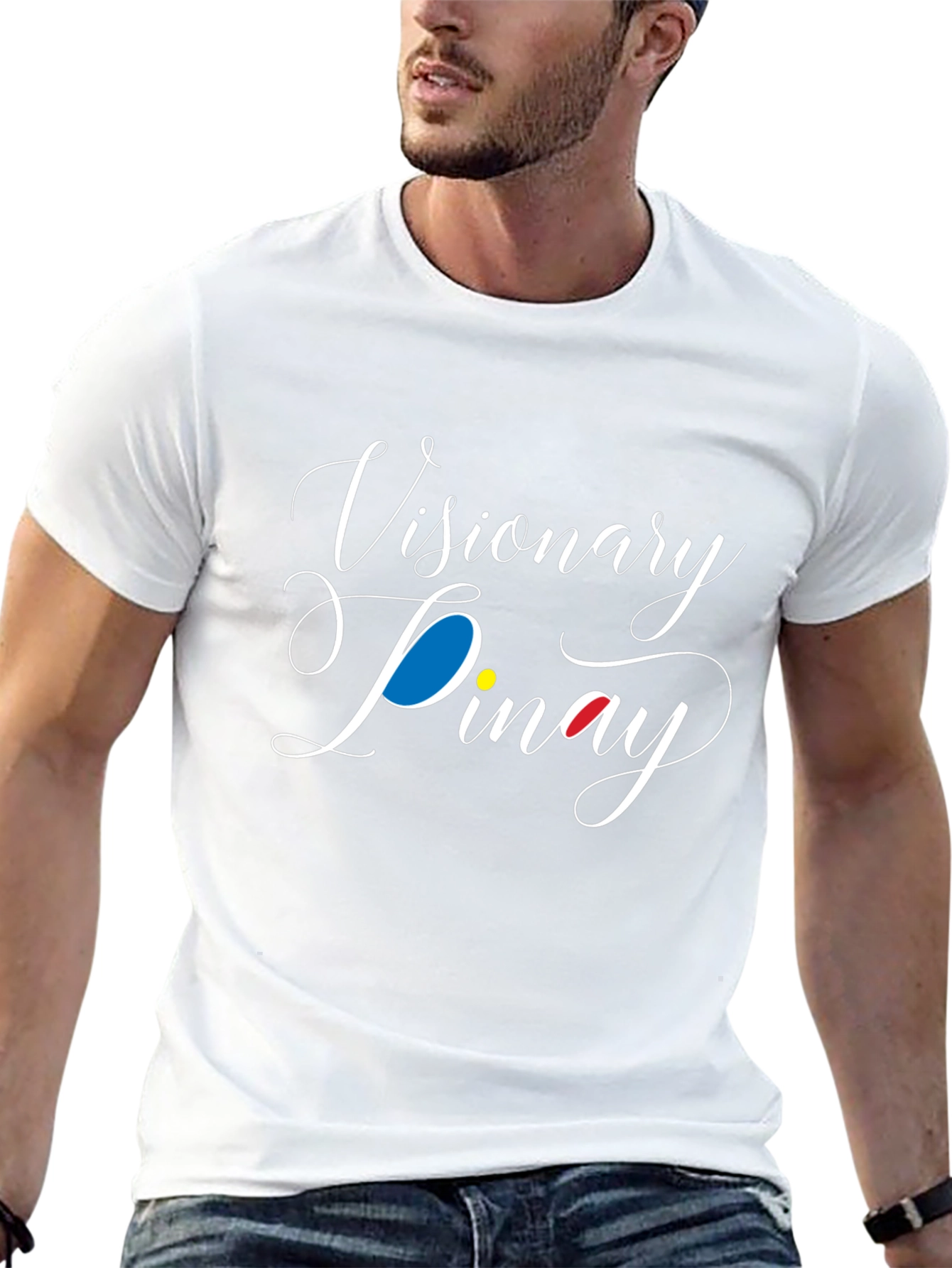 Visionary Pinay Black Graphic T-Shirt