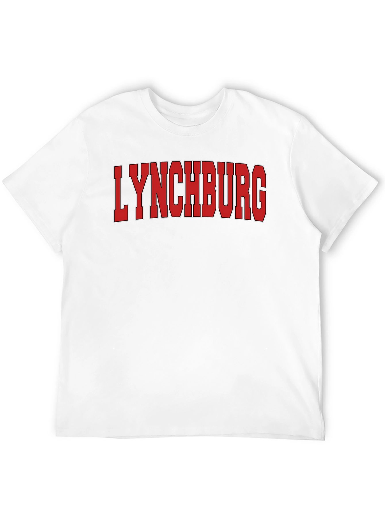 Lynchburg T-Shirt - Bold Red Lettering