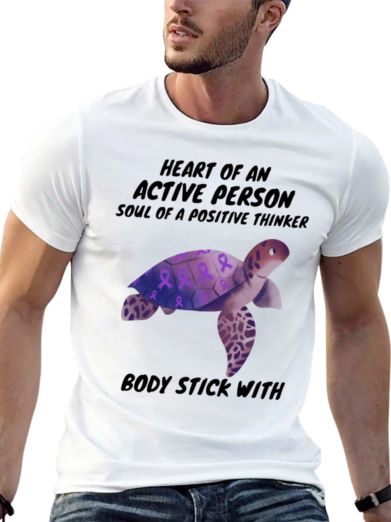Turtle T-Shirt: Heart of An Active Person