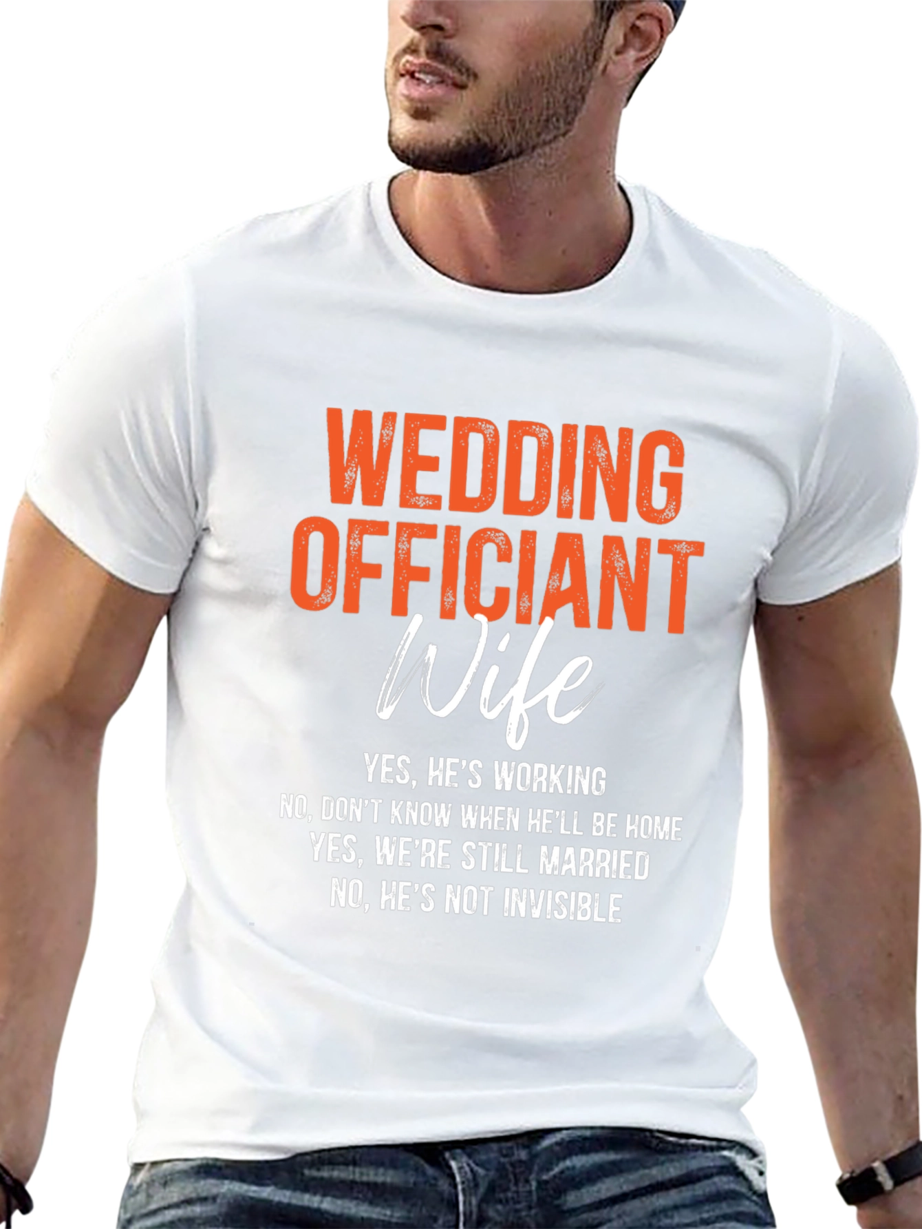 Wedding Officiant Wife T-Shirt: Funny Gift Idea