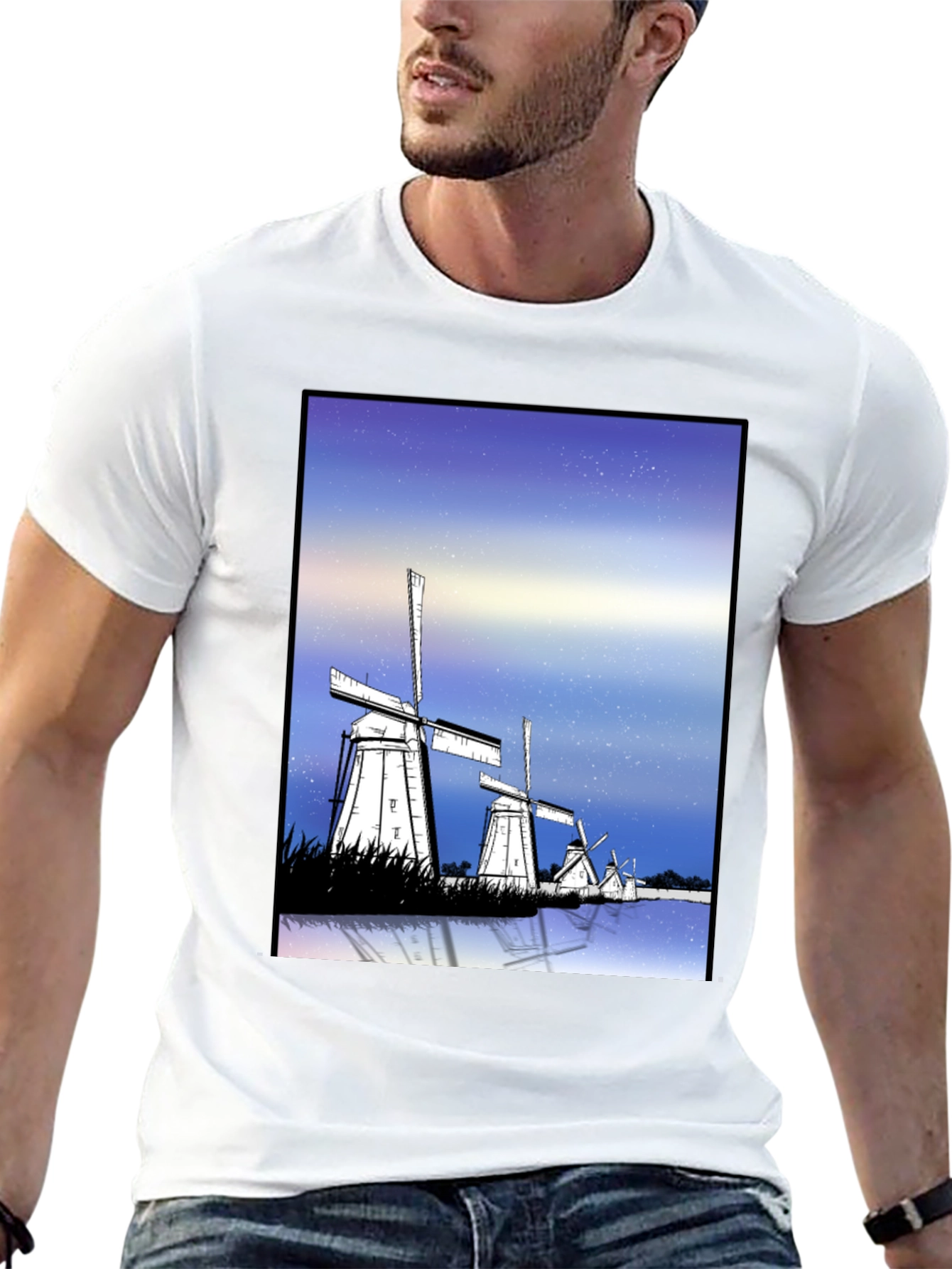 Windmill Graphic T-Shirt