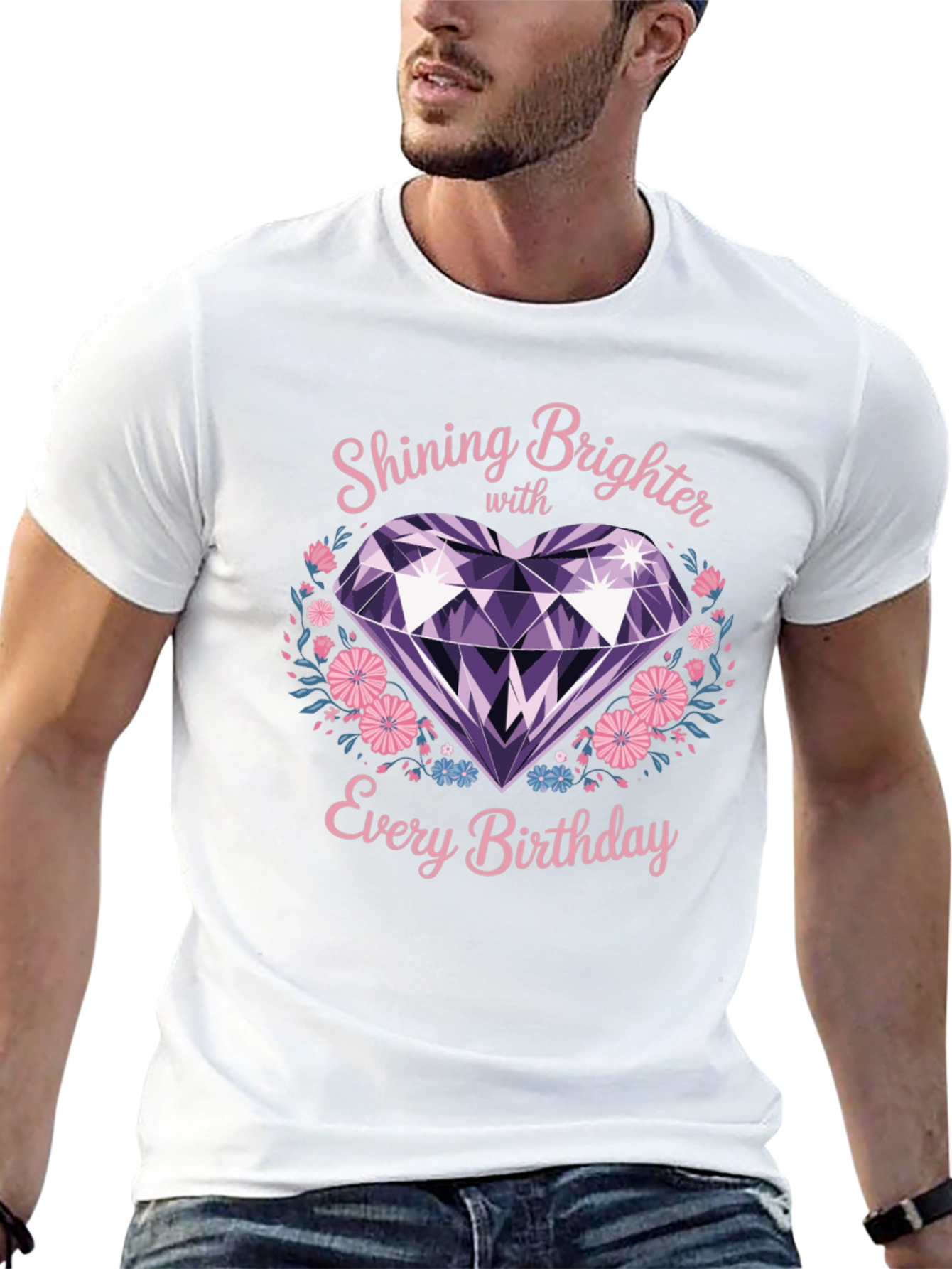 Shining Brighter Birthday Diamond Tee
