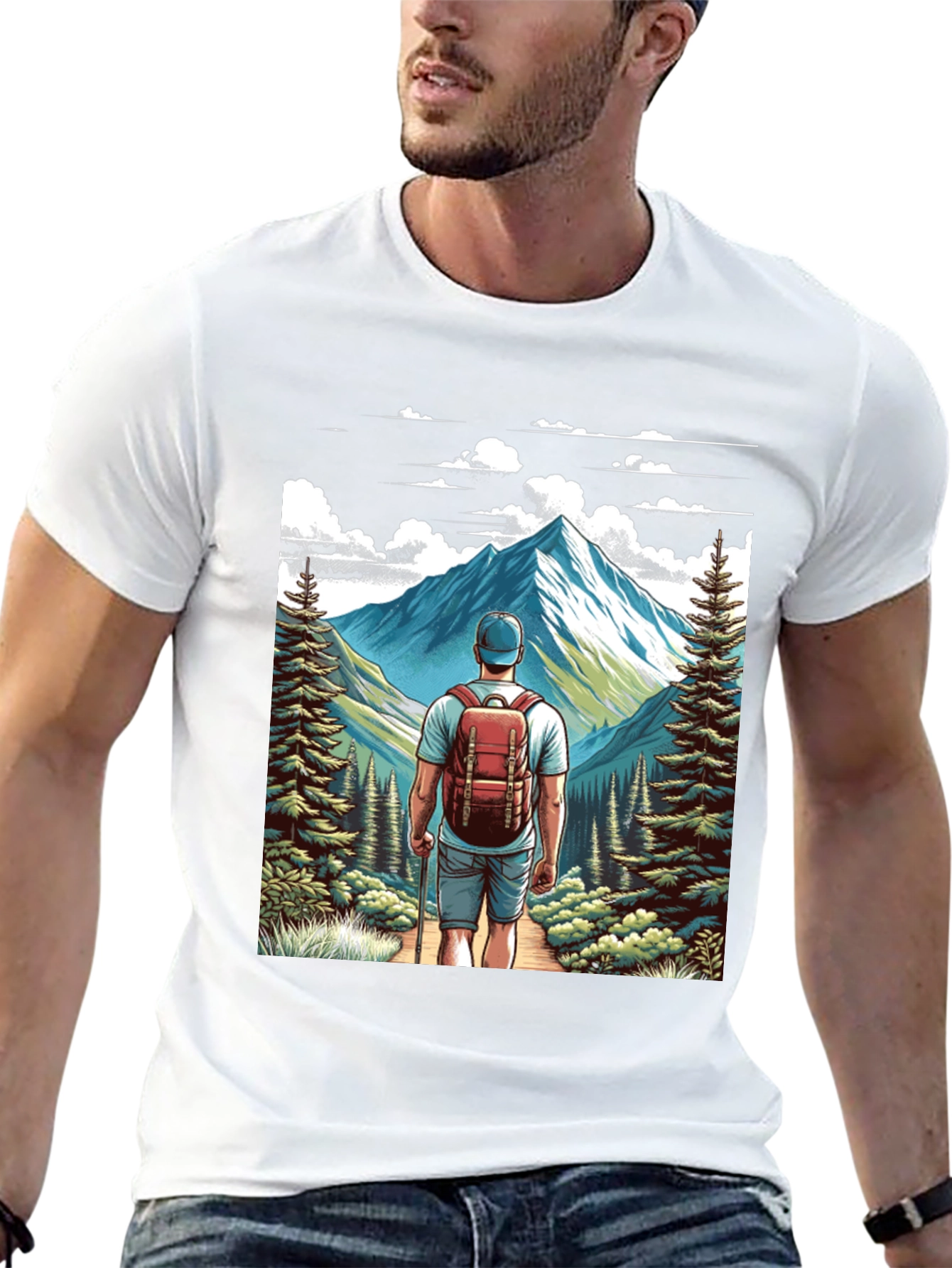 Hiker Graphic Tee - Adventure Awaits!