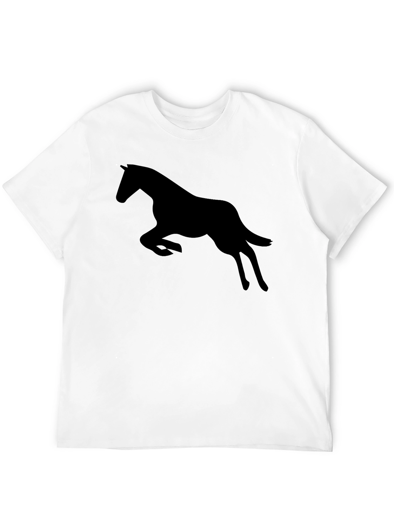 Black Horse Silhouette Graphic Tee