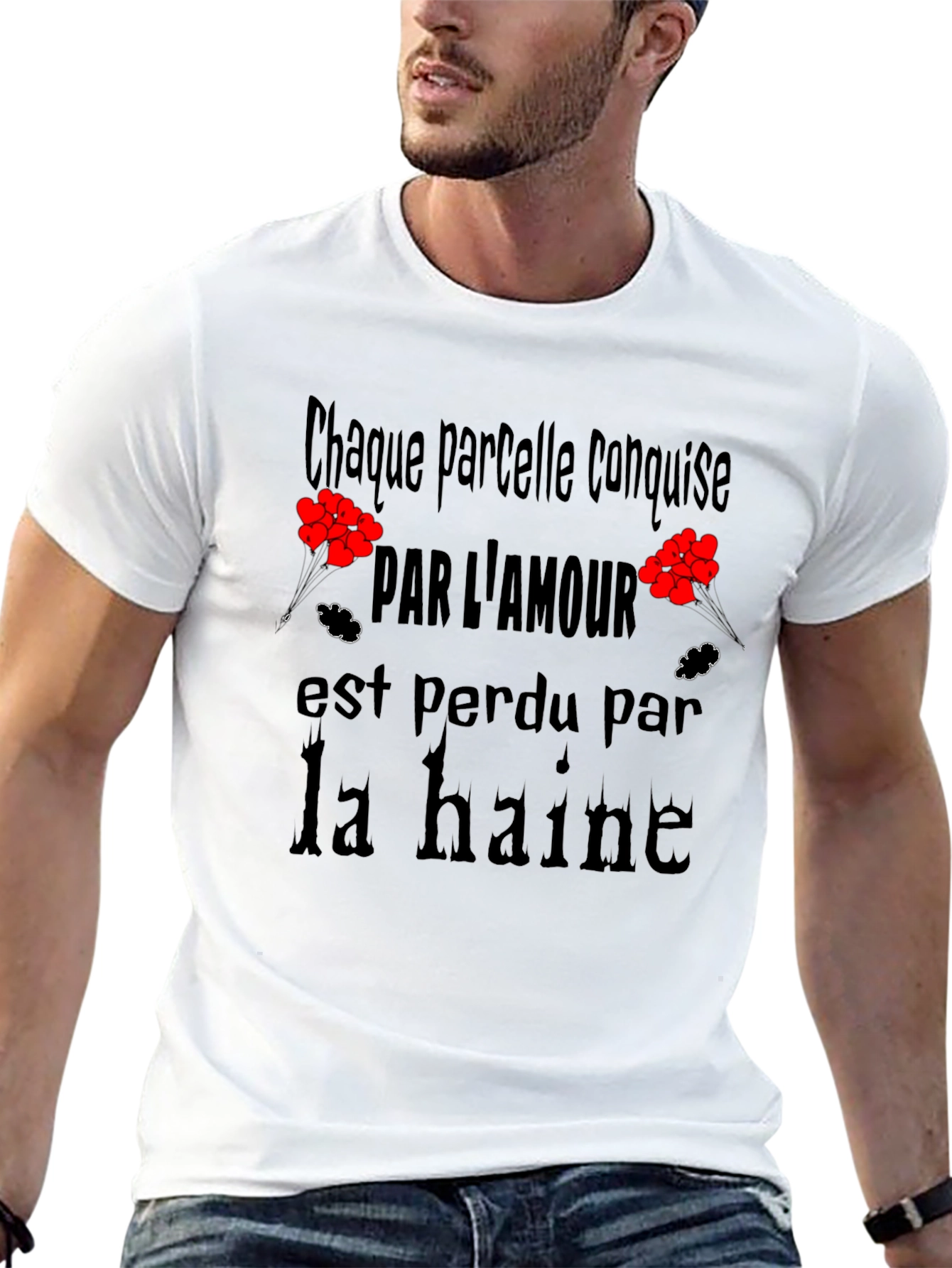 Romantic French Love Hate T-Shirt