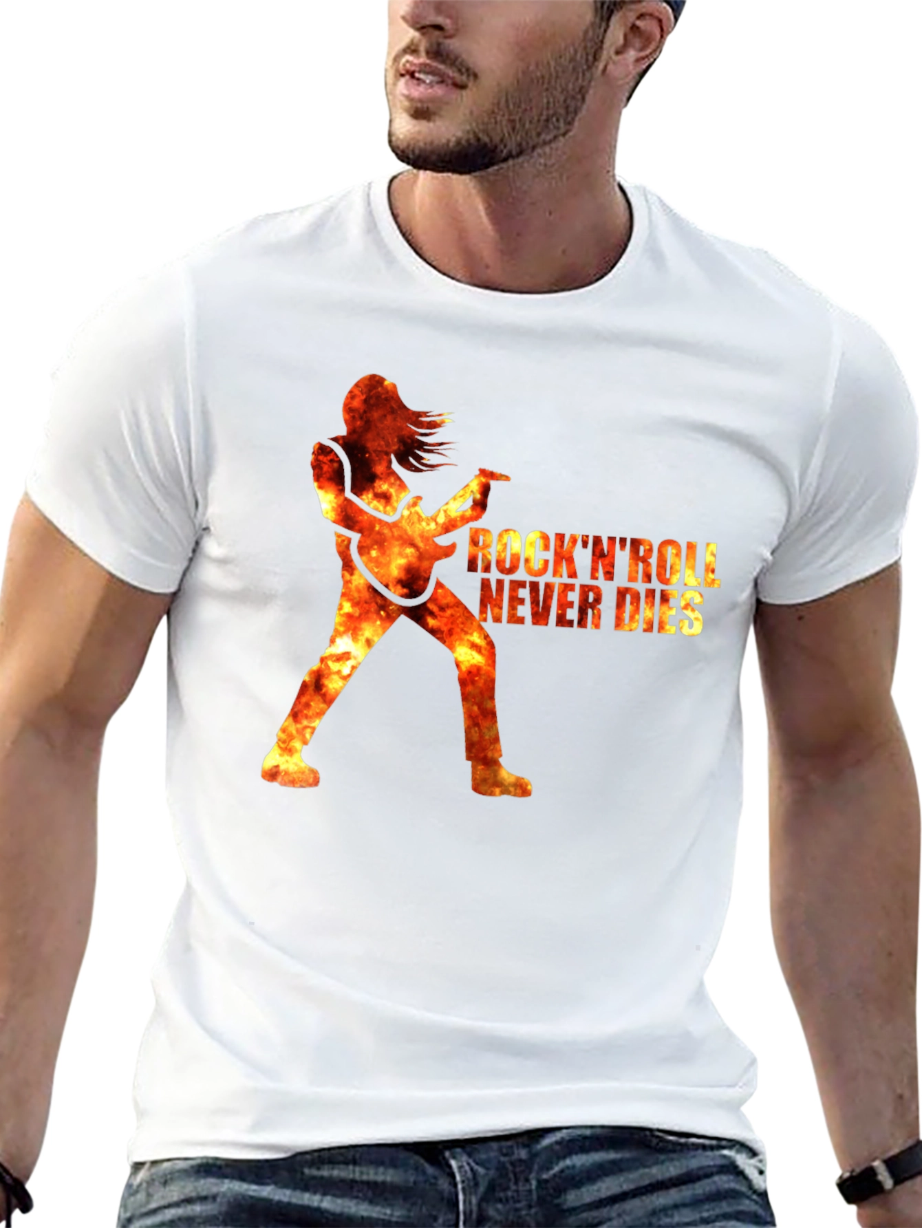 Rock n Roll Never Dies Graphic Tee