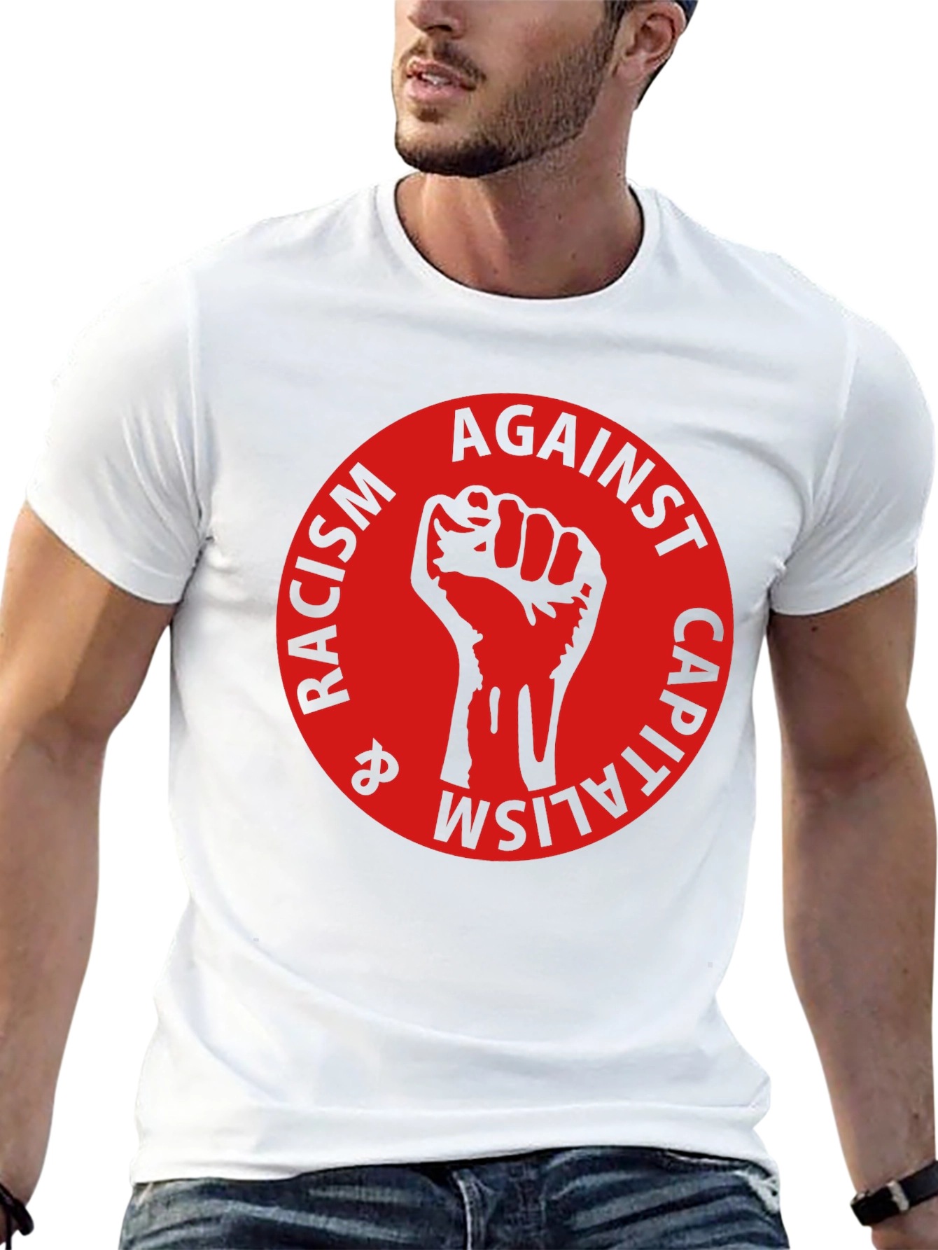 Anti-Racism & Capitalism Fist T-Shirt