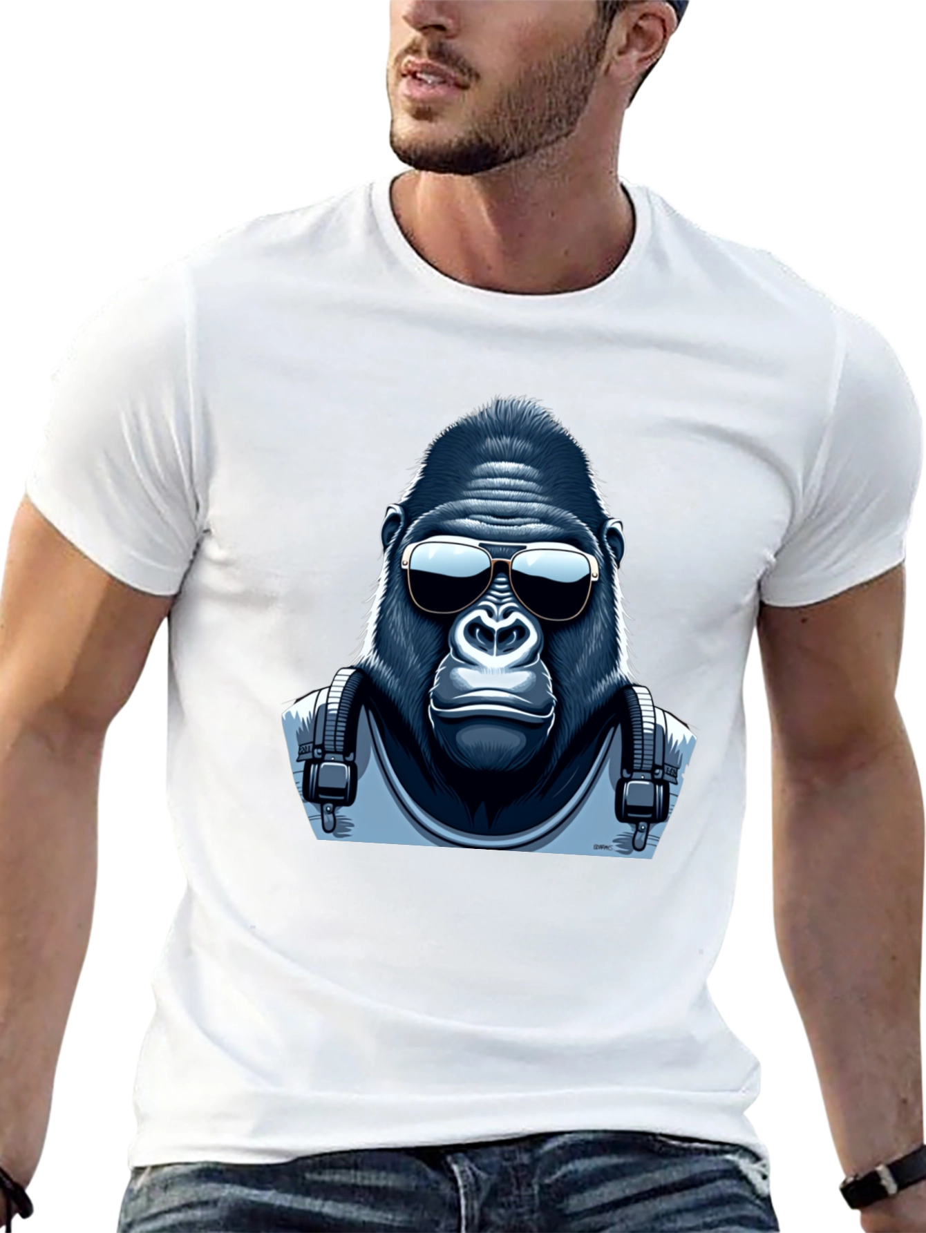 Cool Gorilla Graphic T-Shirt - Modern Style