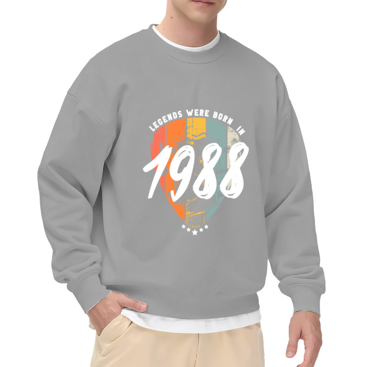 LEGENDS WERE BORN IN 1988 - Vintage Birthday Graphic ԲÁìÎÀÒ | Unisex Pullover Sweatshirt