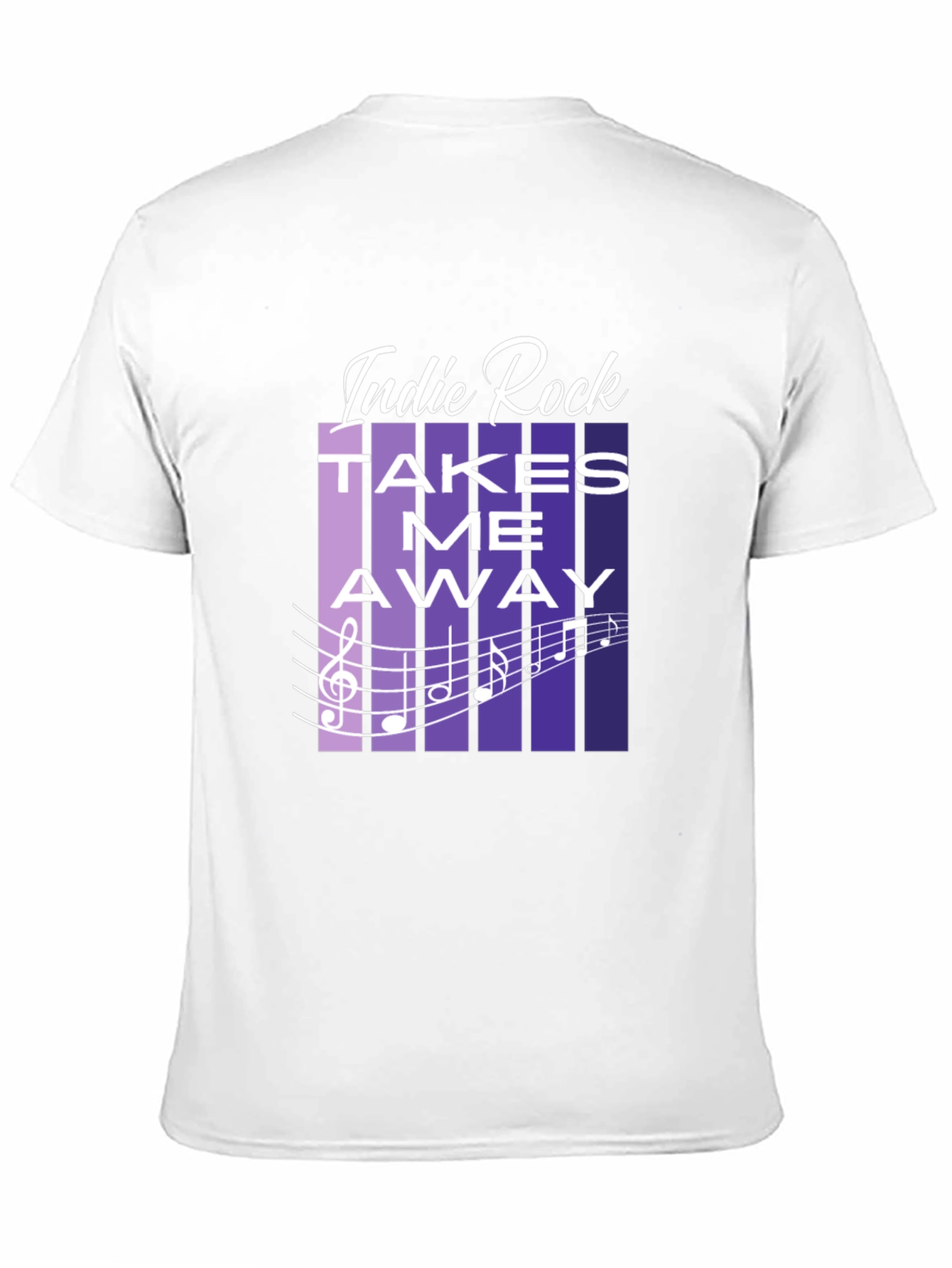 Indie Rock Takes Me Away Graphic T-Shirt