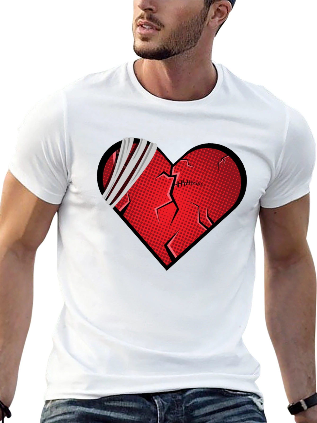 Broken Heart Repair Graphic T-Shirt
