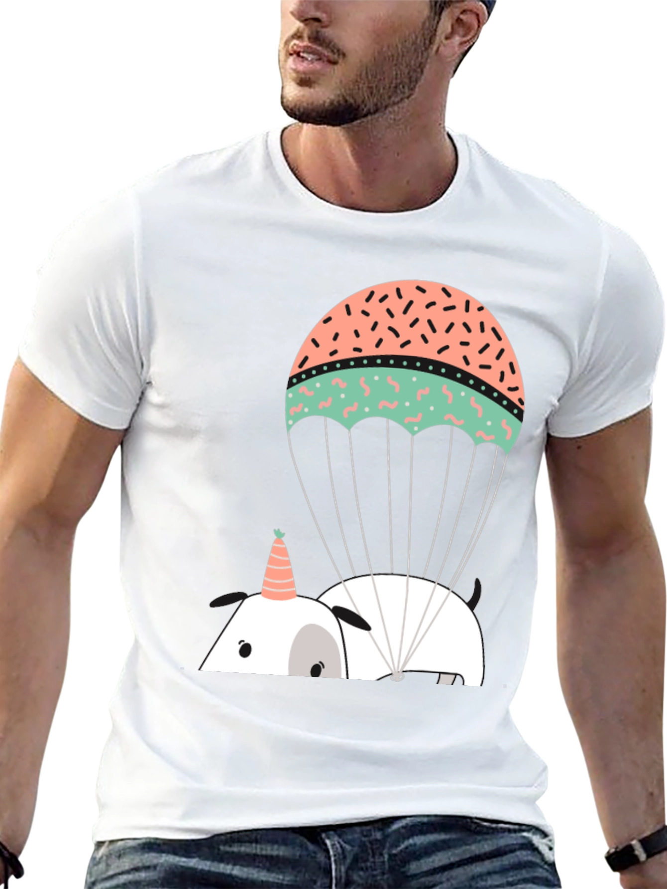 Unicorn Parachute Graphic Tee