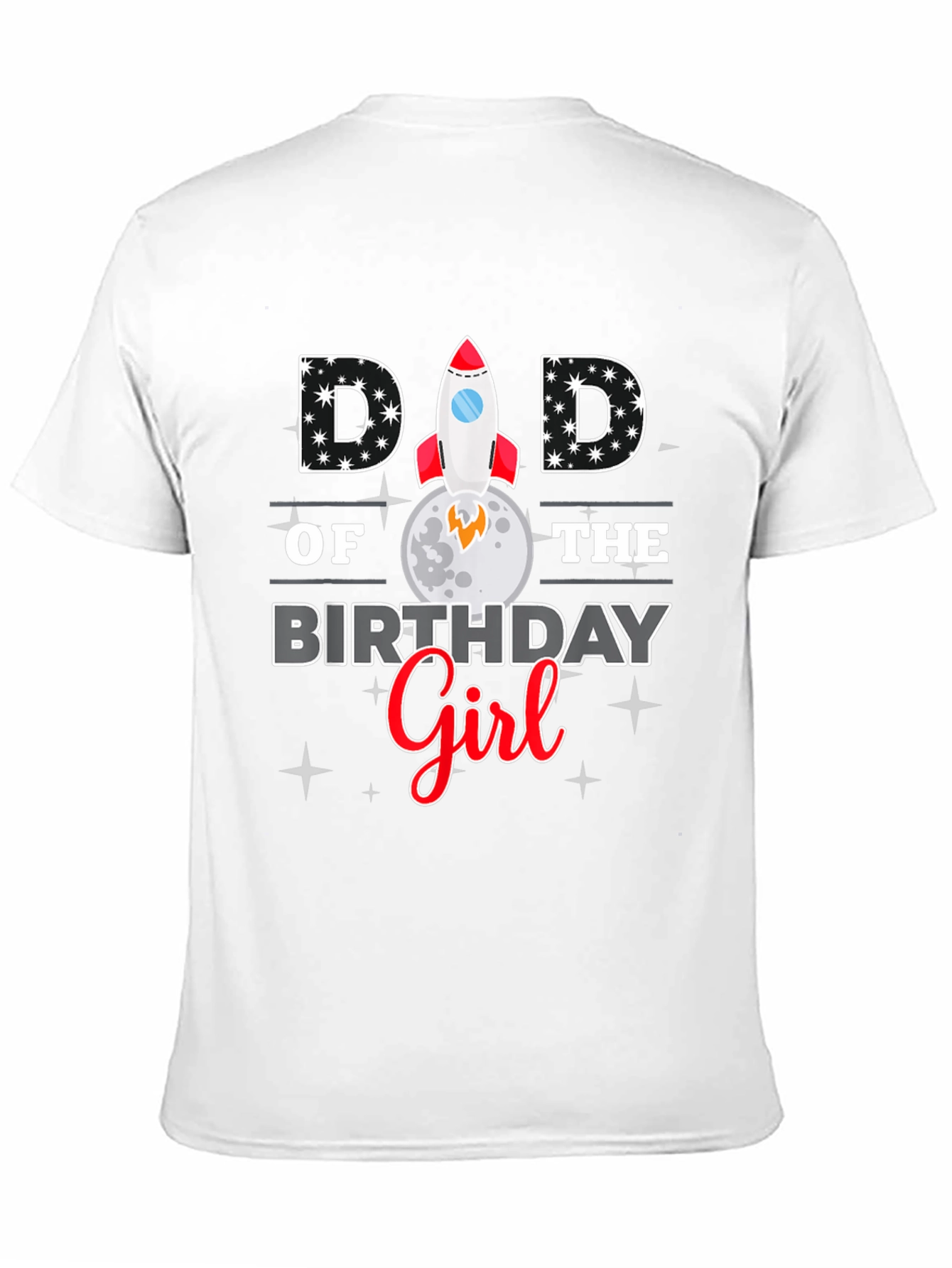 Dad of the Birthday Girl Graphic T-Shirt