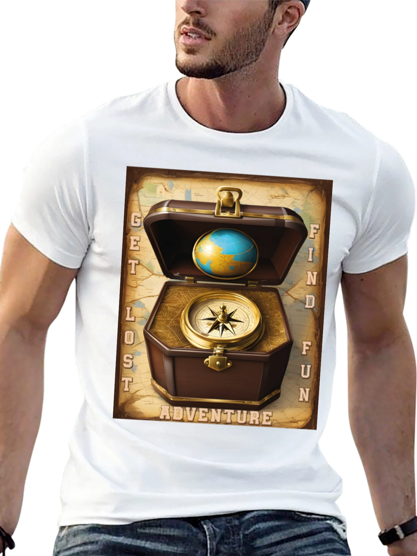 Adventure Seeker Graphic Tee - Get Lost Find Fun