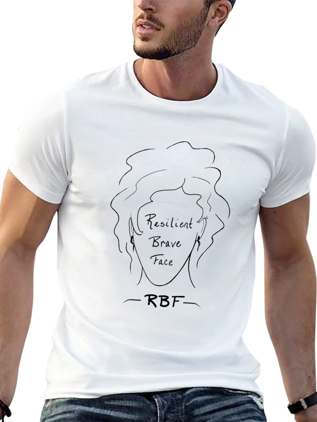 Resilient Brave Face RBF T-Shirt - Unisex