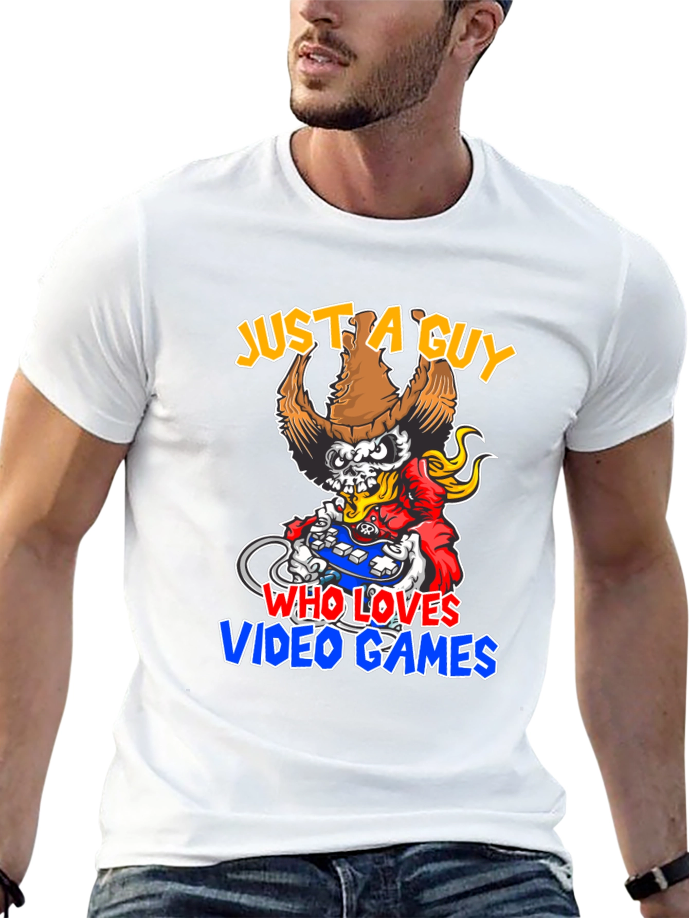 Just A Guy Who Loves Video Games T-Shirt