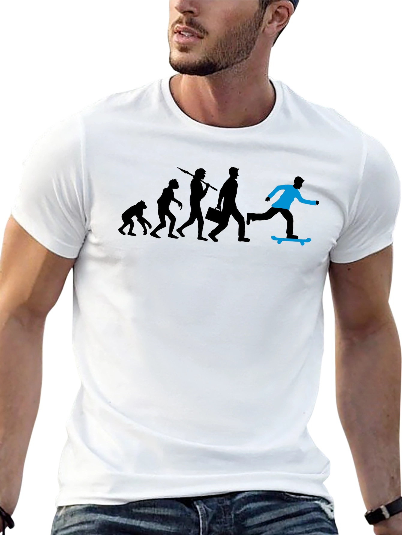 Evolution of Skateboarding T-Shirt