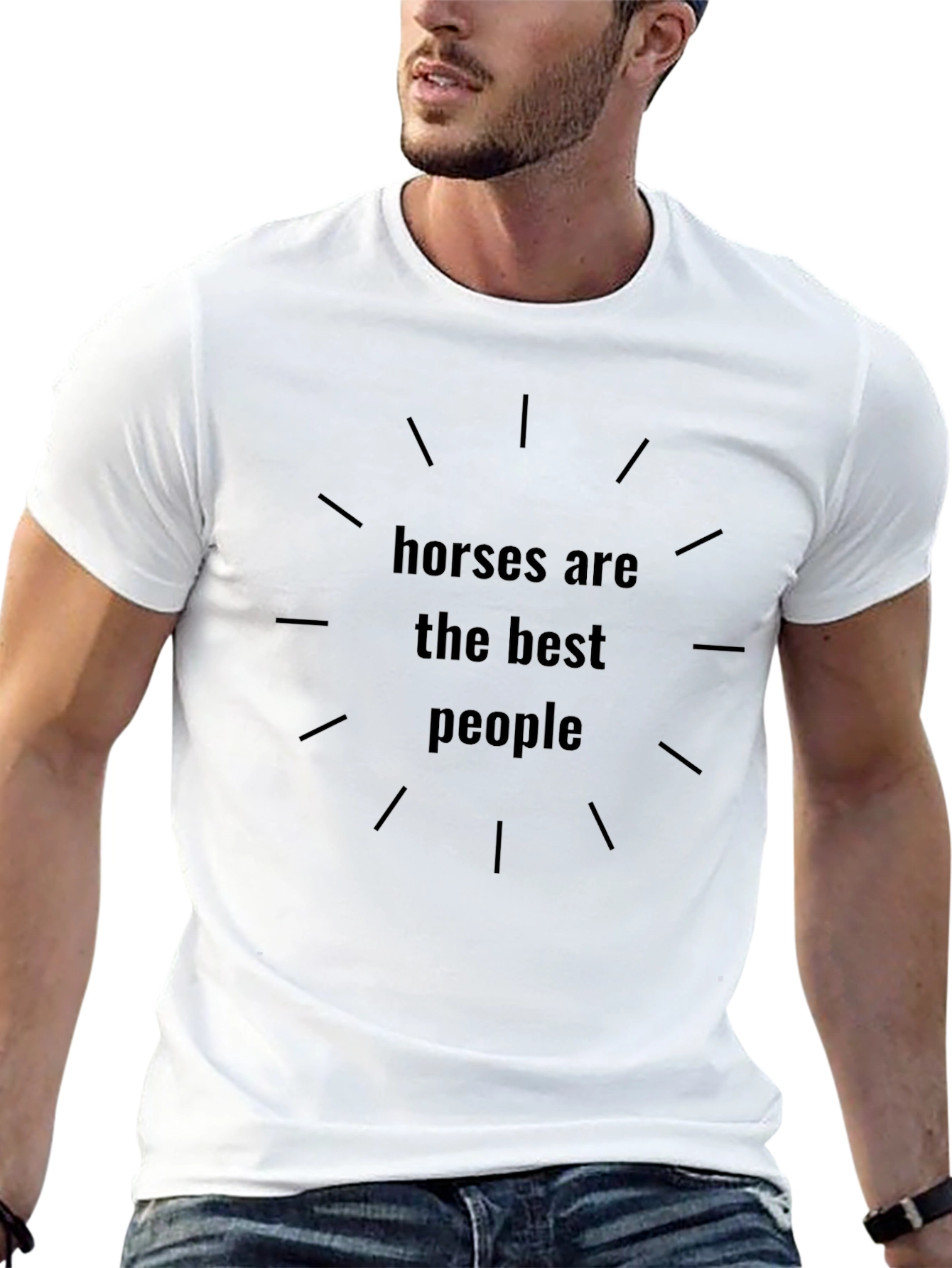 Horses are the Best People Graphic Tee