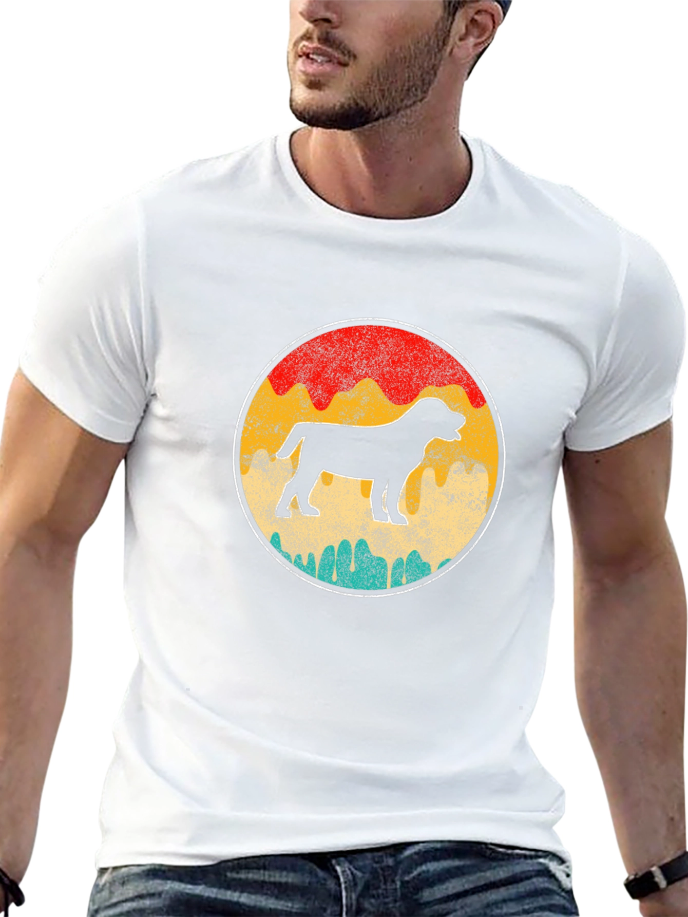 Retro Rottweiler Dog Lover T-Shirt