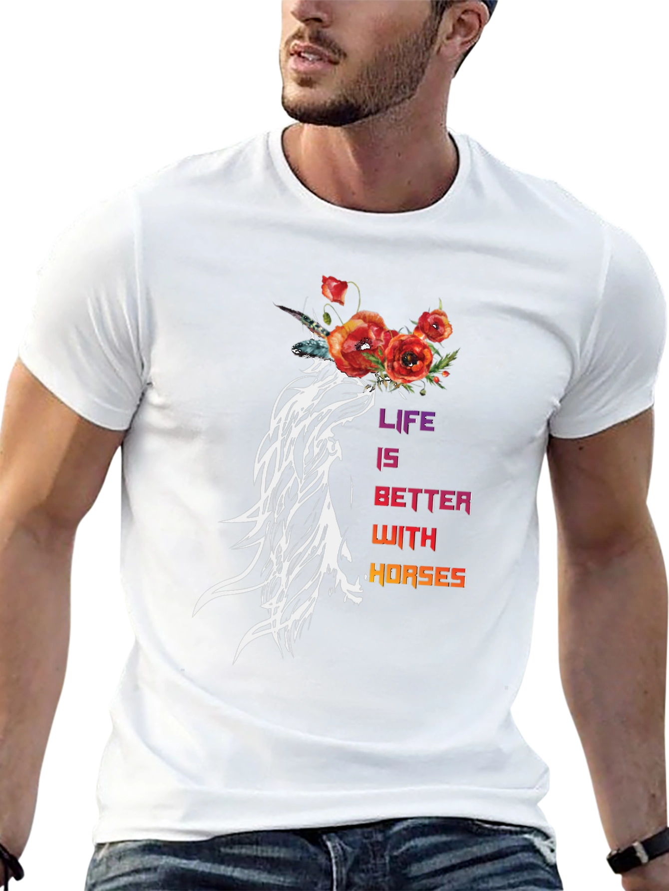 Life is Better With Horses T-Shirt