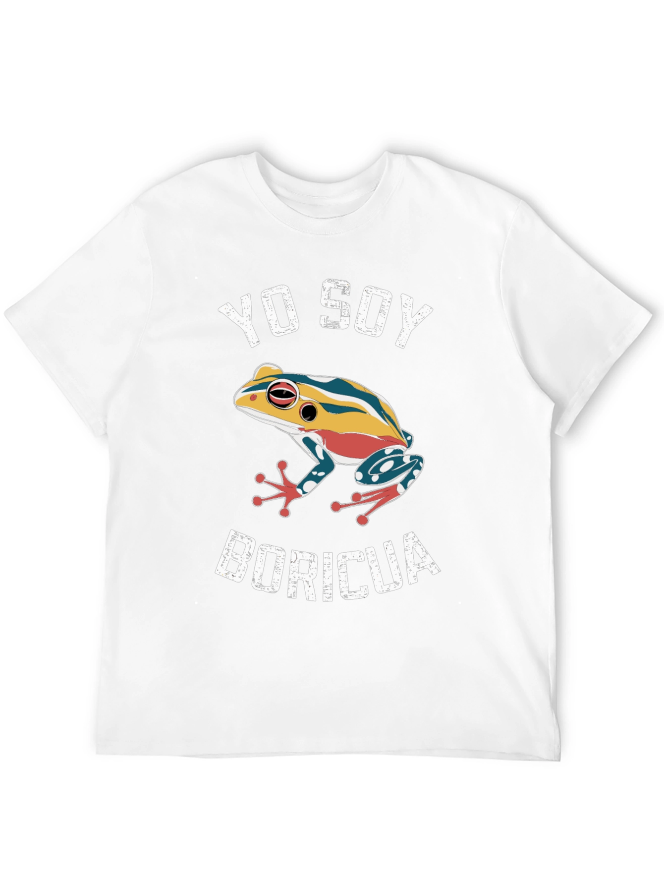 Yo Soy Boricua Frog Graphic T-Shirt