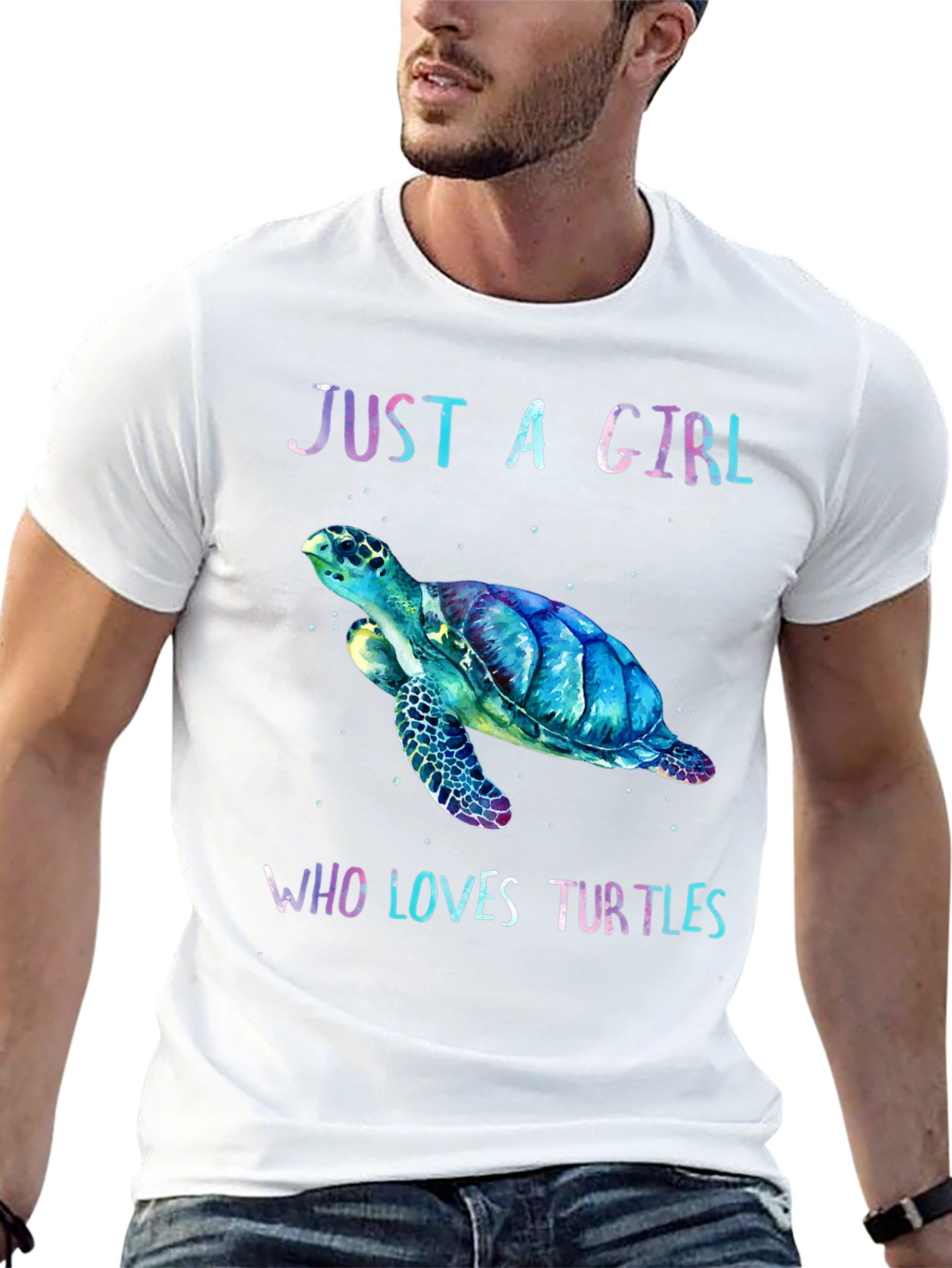 Just A Girl Who Loves Turtles T-Shirt
