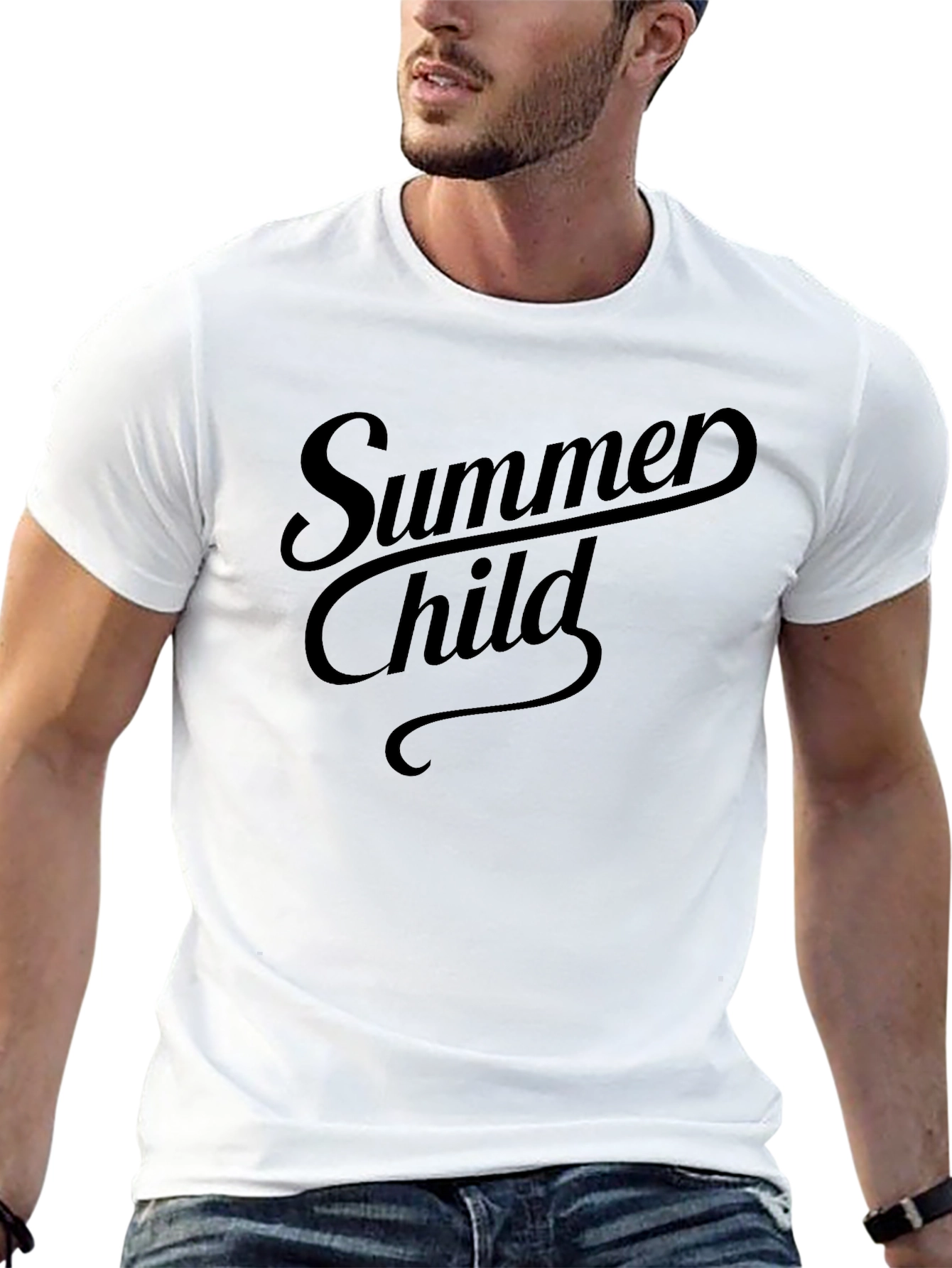 Summer Child Graphic Tee - Soft Cotton Casual Top