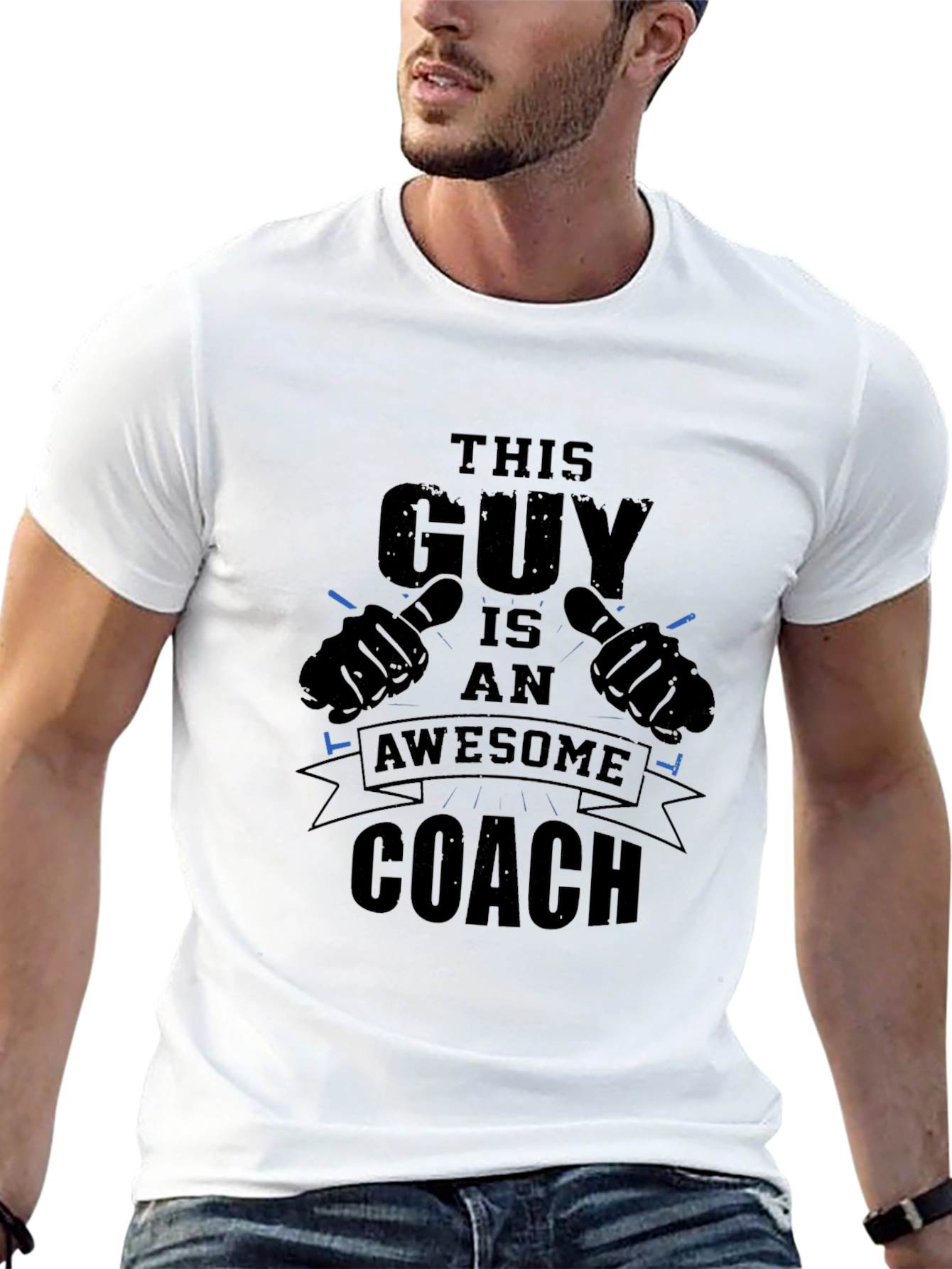 Awesome Coach Graphic T-Shirt - Gift Idea